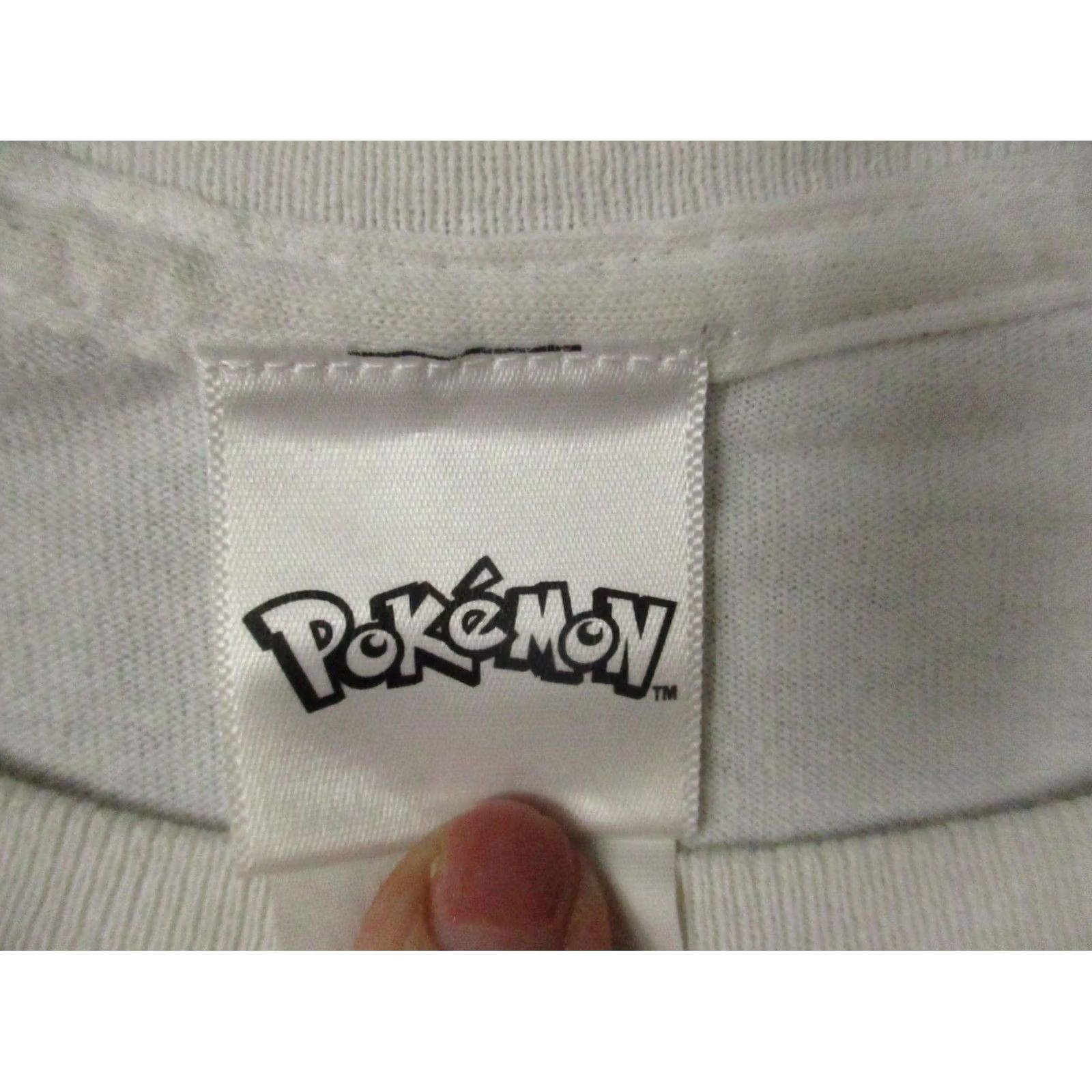 Nintendo Nintendo Pokemon T-Shirt Pikachu White Cotton Short Sleeve Large L Unisex Adults Mens Womens Size US L / EU 52-54 / 3 - 4 Thumbnail