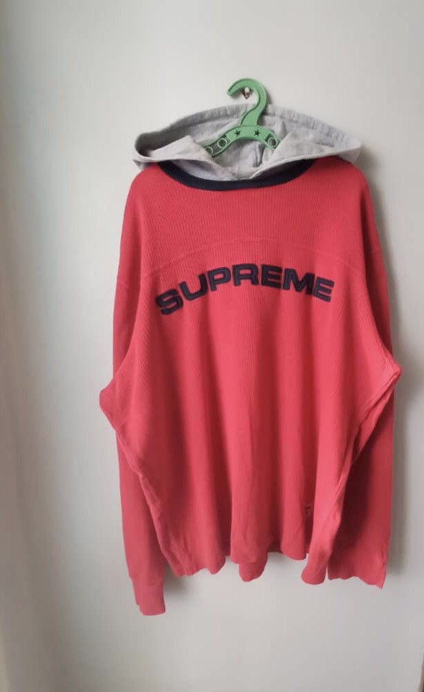 Supreme Supreme Hooded Waffle Ringer Size US XL / EU 56 / 4 - 3 Thumbnail