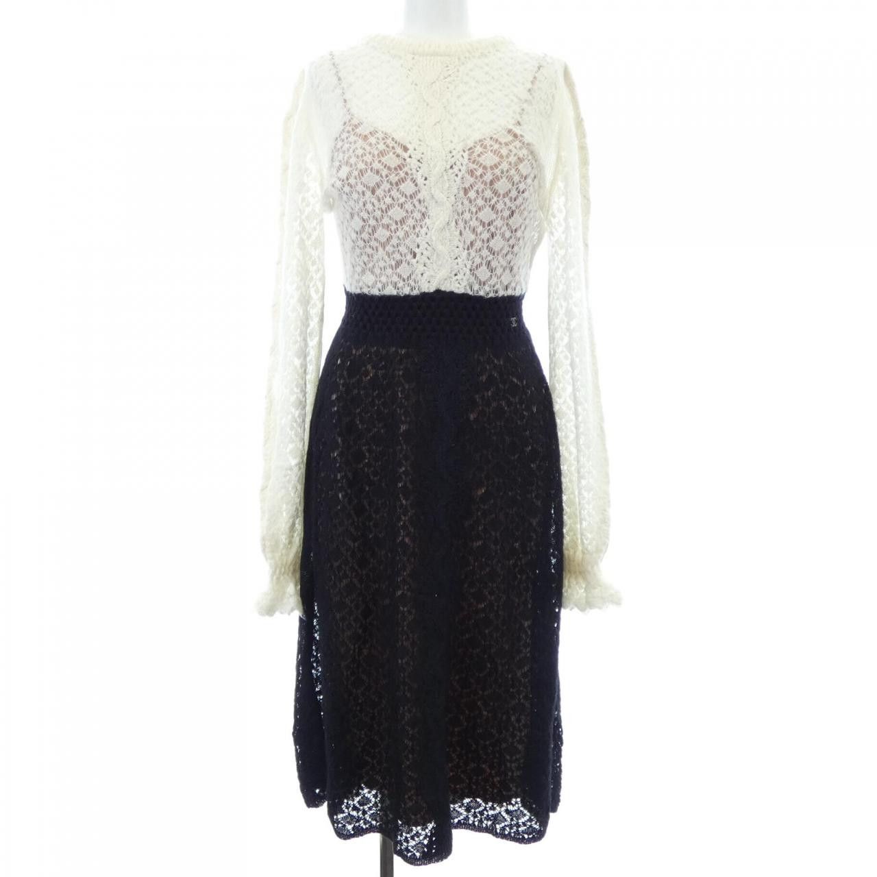 Chanel Chanel Chanel Dress Textile Dresses P76029K10945 DUTY FREE for USA Size ONE SIZE - 1 Thumbnail