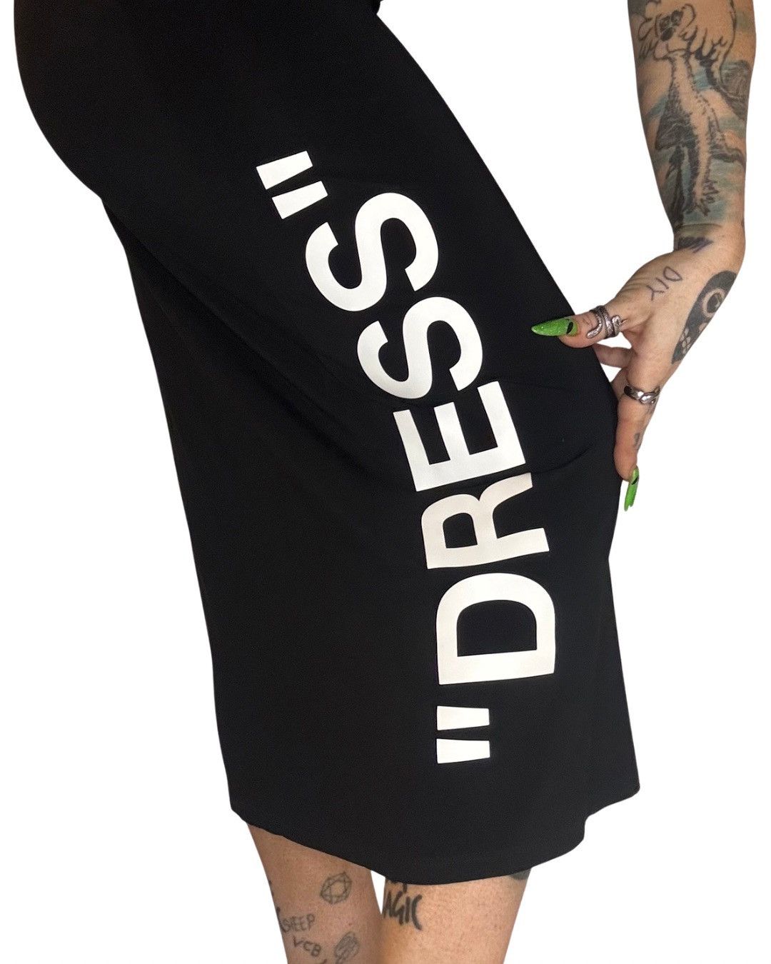 Off-White OFF-WHITE/Virgil Abloh 2013 black, one shoulder “DRESS” Size M / US 6-8 / IT 42-44 - 3 Thumbnail