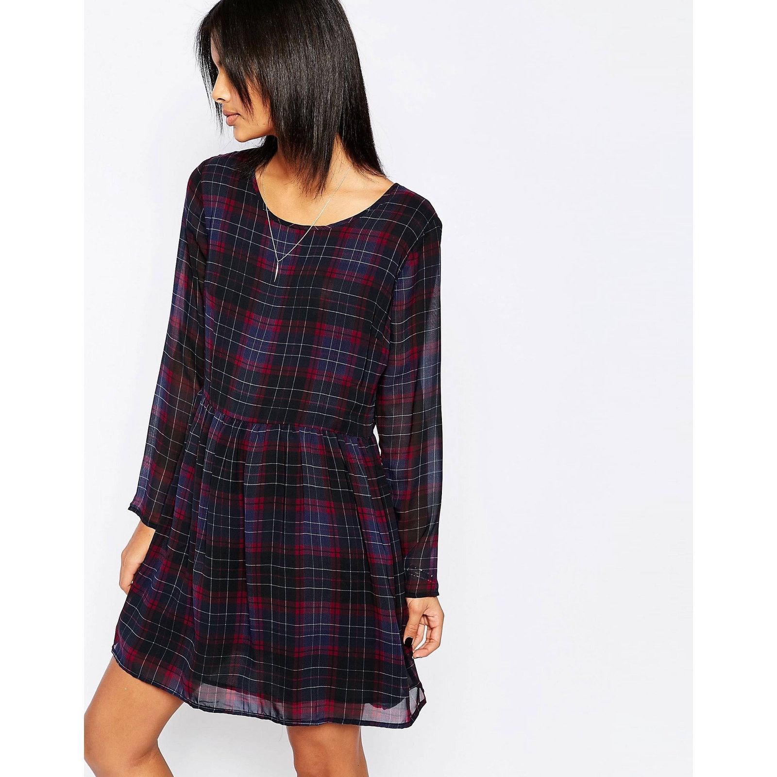 Pepe Jeans Pepe Jeans | Bloom Retro Tartan Plaid Babydall Dress Size L / US 10 / IT 46 - 12 Thumbnail