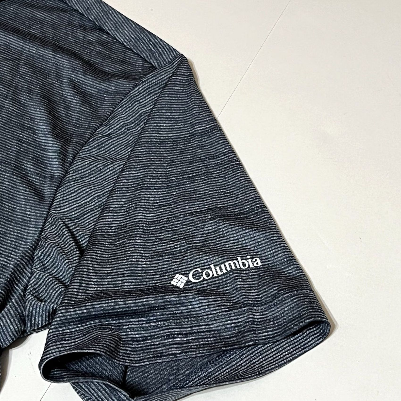 Vintage Columbia Polo Shirt Men XL Golf Omni-wick Striped Blue Tampa Bay Rays MLB Logo Size US XL / EU 56 / 4 - 7 Thumbnail