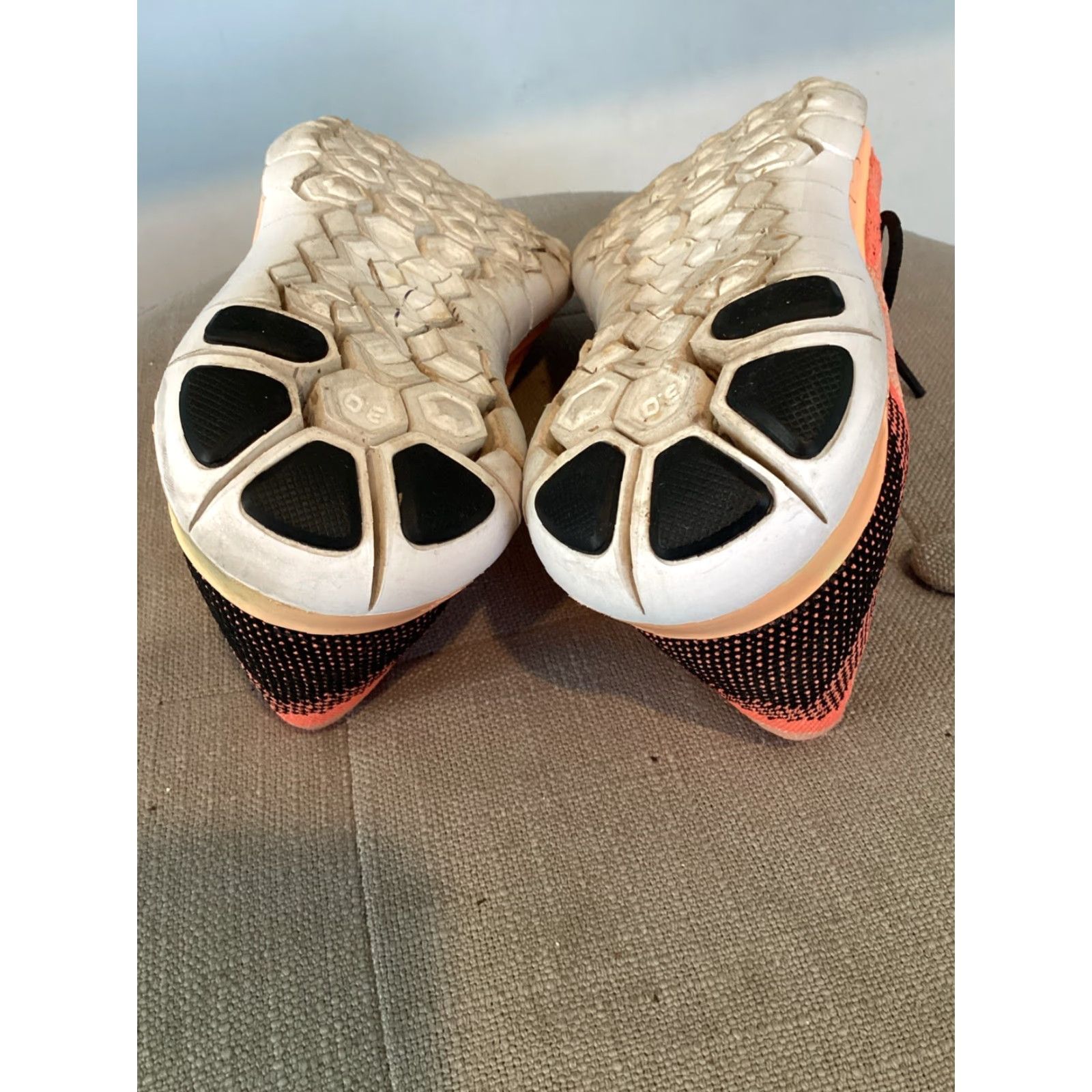 Nike Nike Free 3.0 Flyknit Athletic Sneakers Women Sz 8 Orange Blue White Black 2015 Size US 8 / IT 38 - 6 Thumbnail