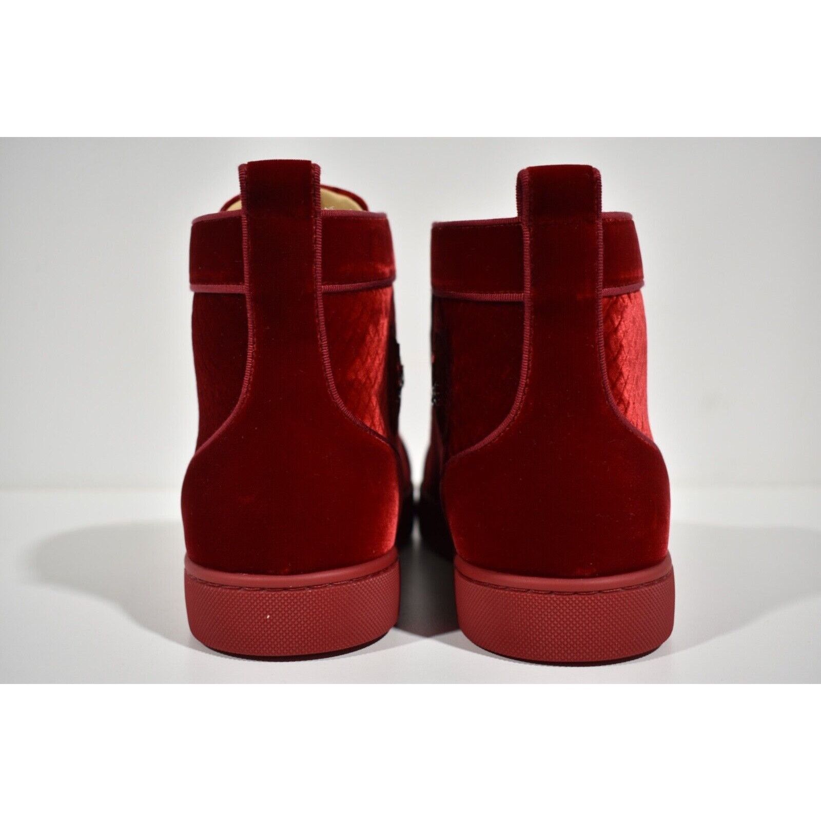 Christian Louboutin Christian Louboutin Louis Orlato Flat Velours Loubi Red Size US 9 / EU 42 - 11 Thumbnail