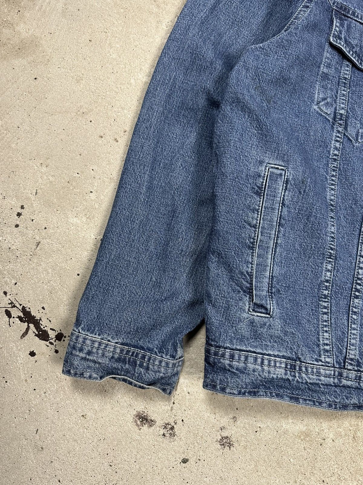 Honda Vintage Y2K Honda Racing Denim Jeans Trucker Jacket Size US L / EU 52-54 / 3 - 3 Thumbnail
