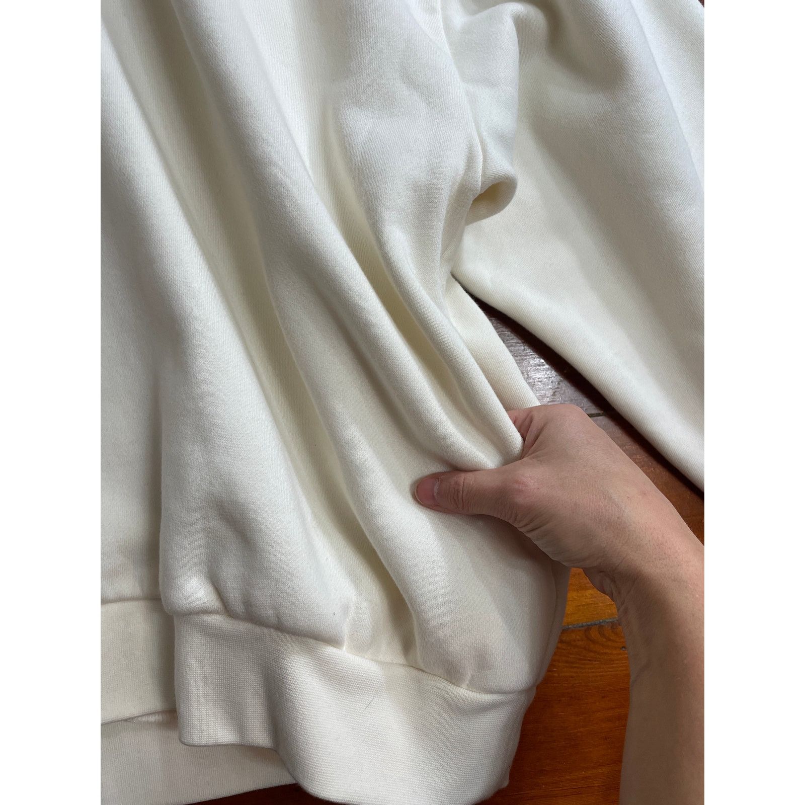 Fear of God Fear of God Essentials Cream Hoodie XXL Oversized hoodie Size US XXL / EU 58 / 5 - 7 Thumbnail