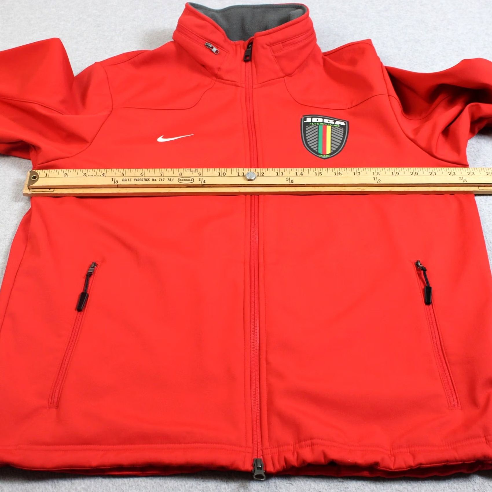 Nike Nike Jacket Mens Large Red Softshell Full Zip Joga Football Club 2009 FC Soccer Size US L / EU 52-54 / 3 - 6 Thumbnail