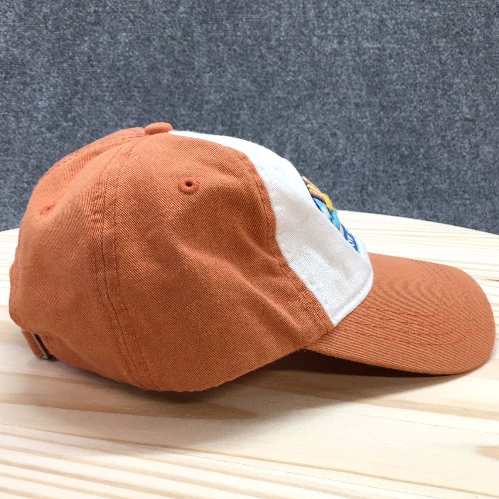 American Eagle Outfitters American Eagle Outfitters Baseball Cap Mens Orange OS Embroidered Low Key Vibes Size ONE SIZE - 6 Thumbnail