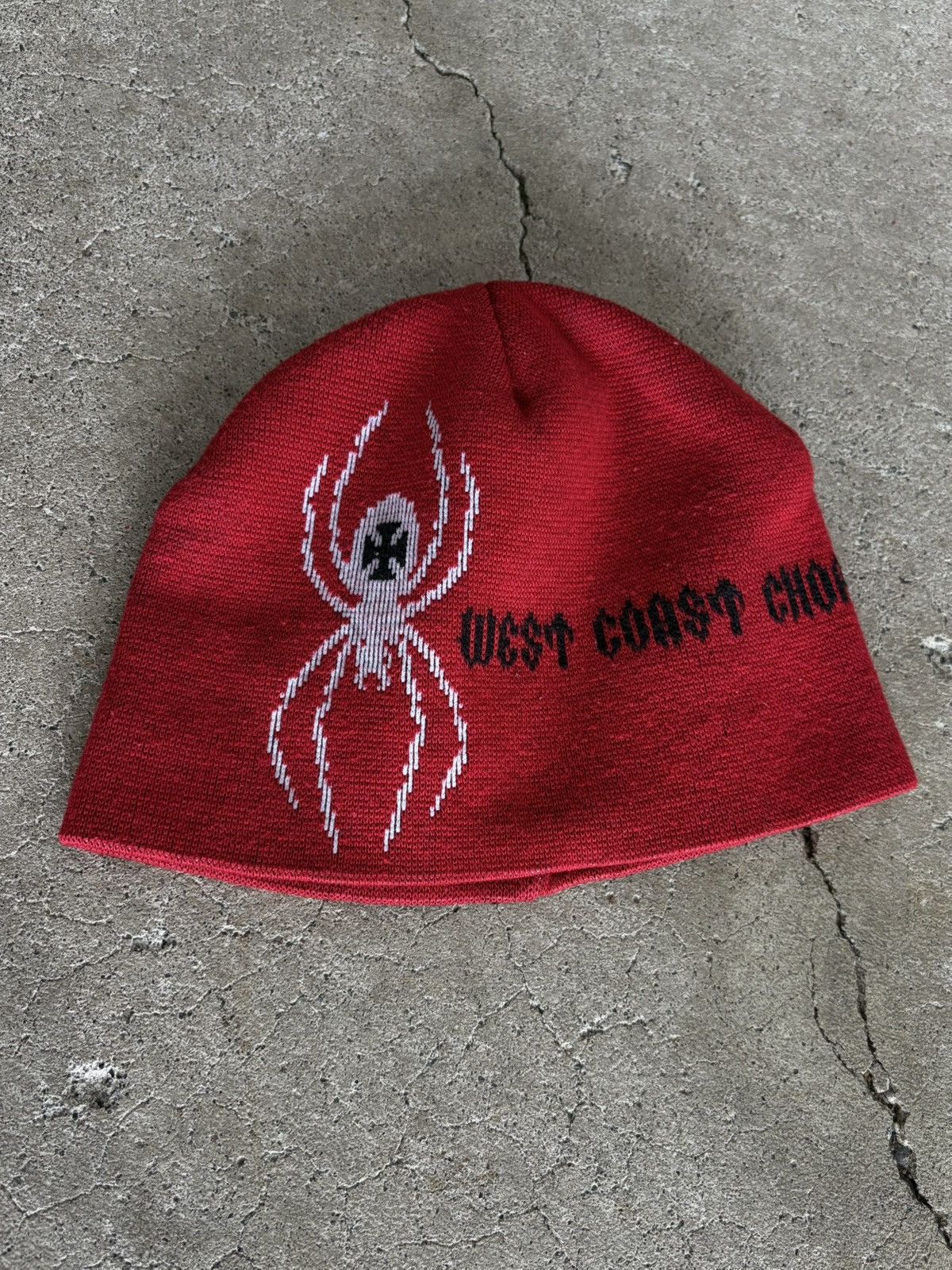 West Coast Choppers Vintage West Coast Choppers Spider Beanie Size ONE SIZE - 1 Thumbnail