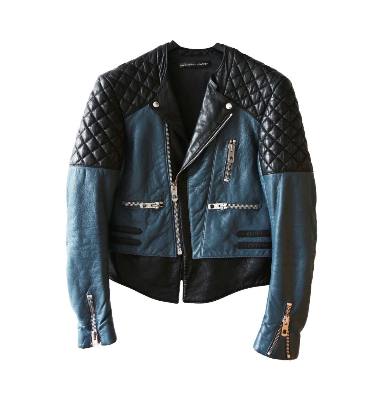 Balenciaga Balenciaga Quilted Leather Perfecto Jacket – Size 38 Size S / US 4 / IT 40 - 1 Thumbnail