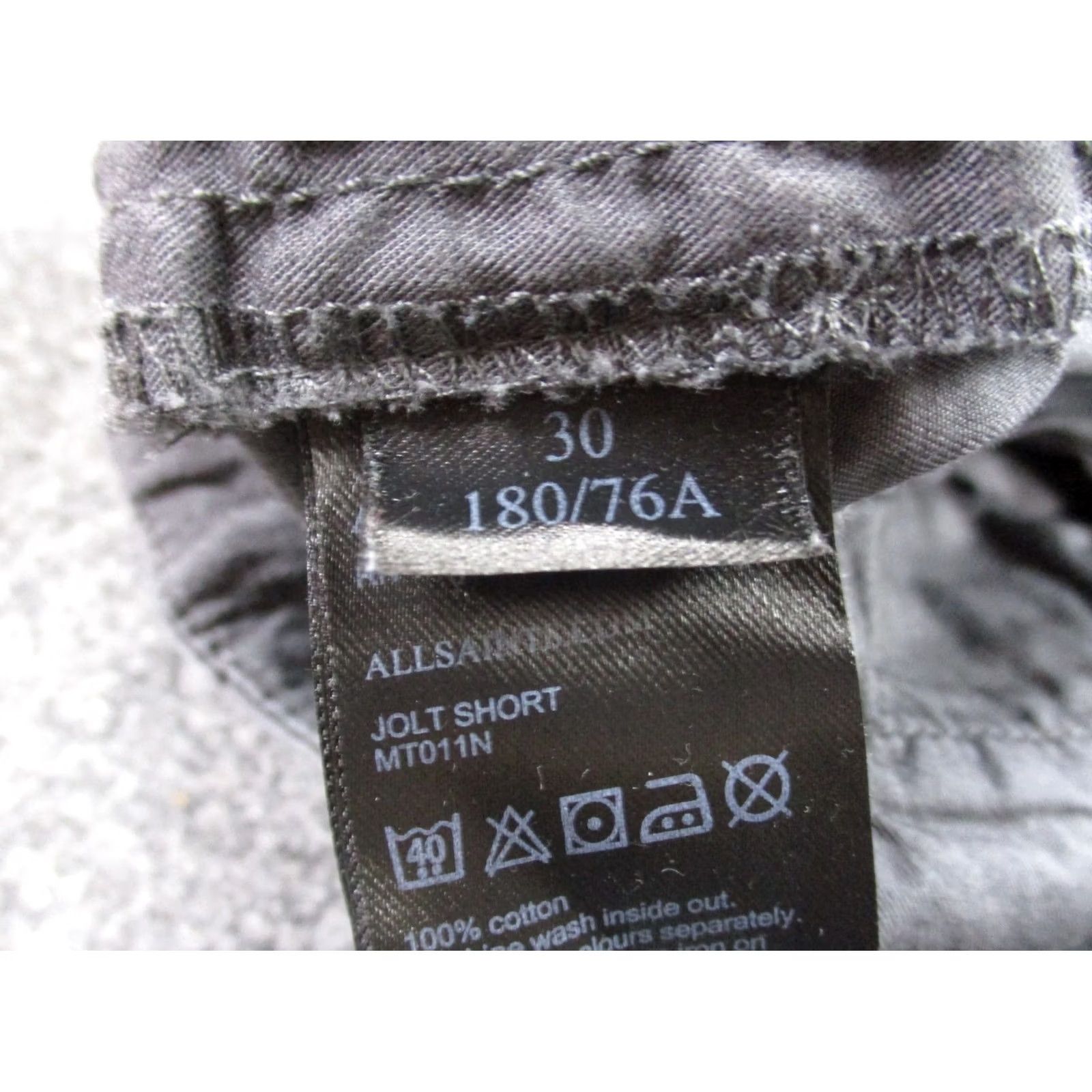 Allsaints AllSaints Shorts Mens 30 Gray Chino Preppy Golf Casual Outdoors Hiking Jolt Size US 32 / EU 48 - 7 Thumbnail