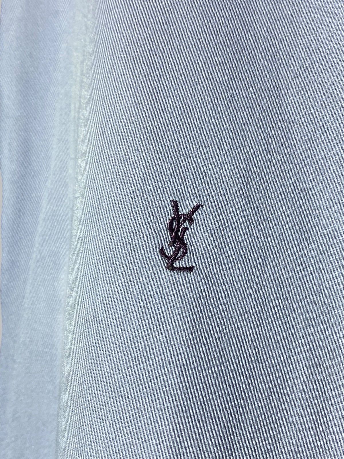 Yves Saint Laurent Vintage Yves Saint Laurent Shirt 90's lavander Size US XL / EU 56 / 4 - 4 Thumbnail