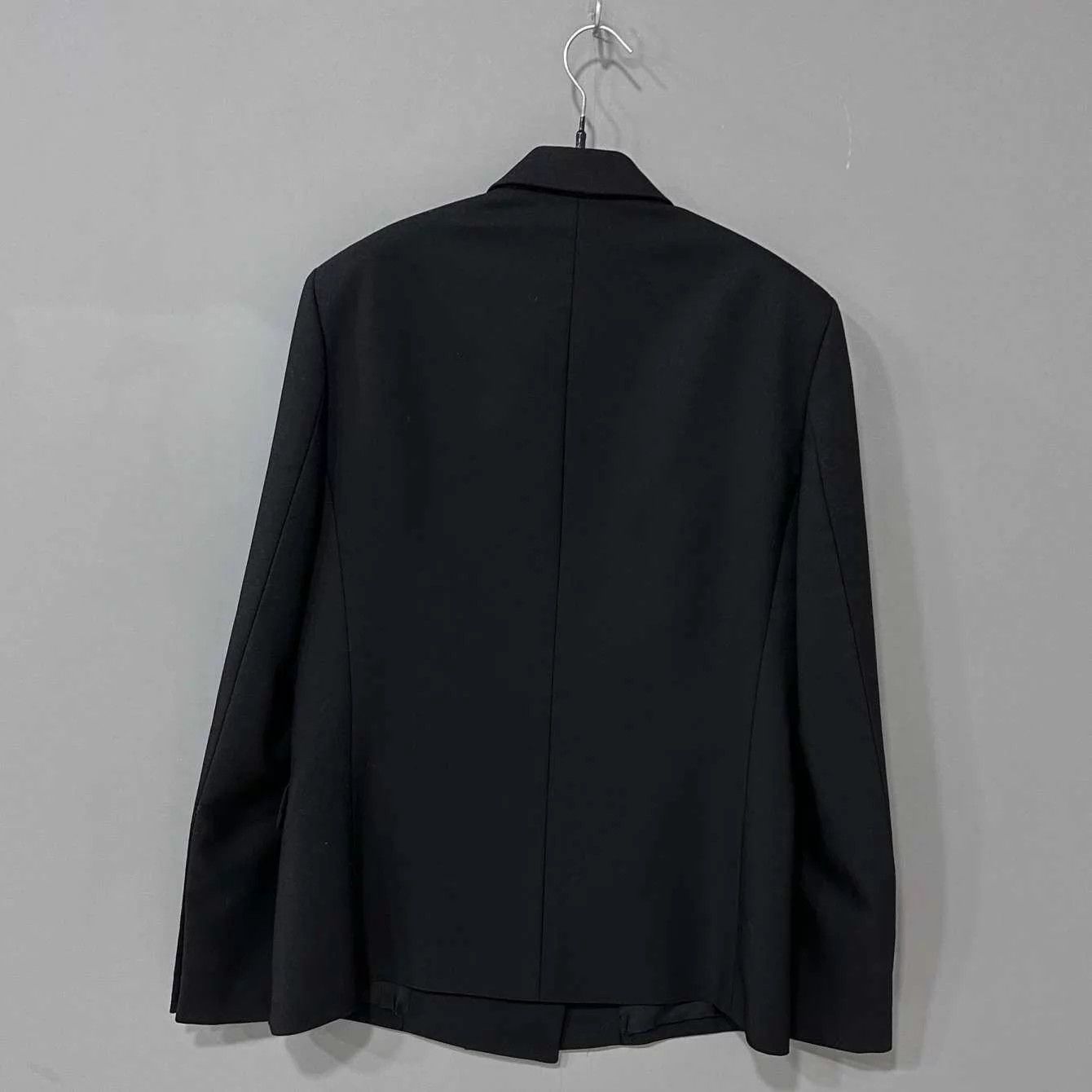 Saint Laurent Paris Saint Laurent Black Double-Breasted Peak Blazer 48 Size 48R - 2 Thumbnail