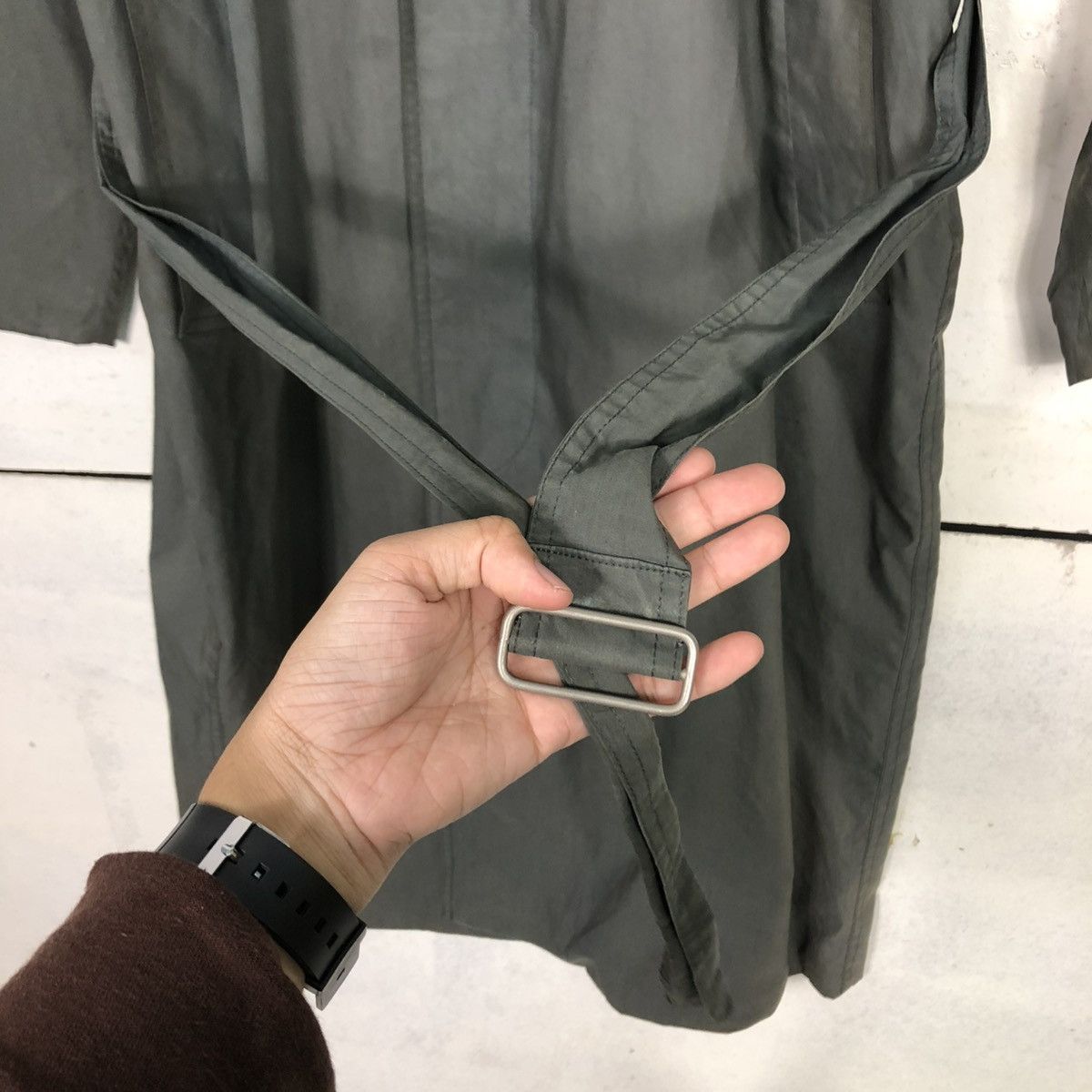 Yohji Yamamoto 🔥VINTAGE LONG JACKET D’URBAN DUCK CANVAS Size US M / EU 48-50 / 2 - 17 Thumbnail