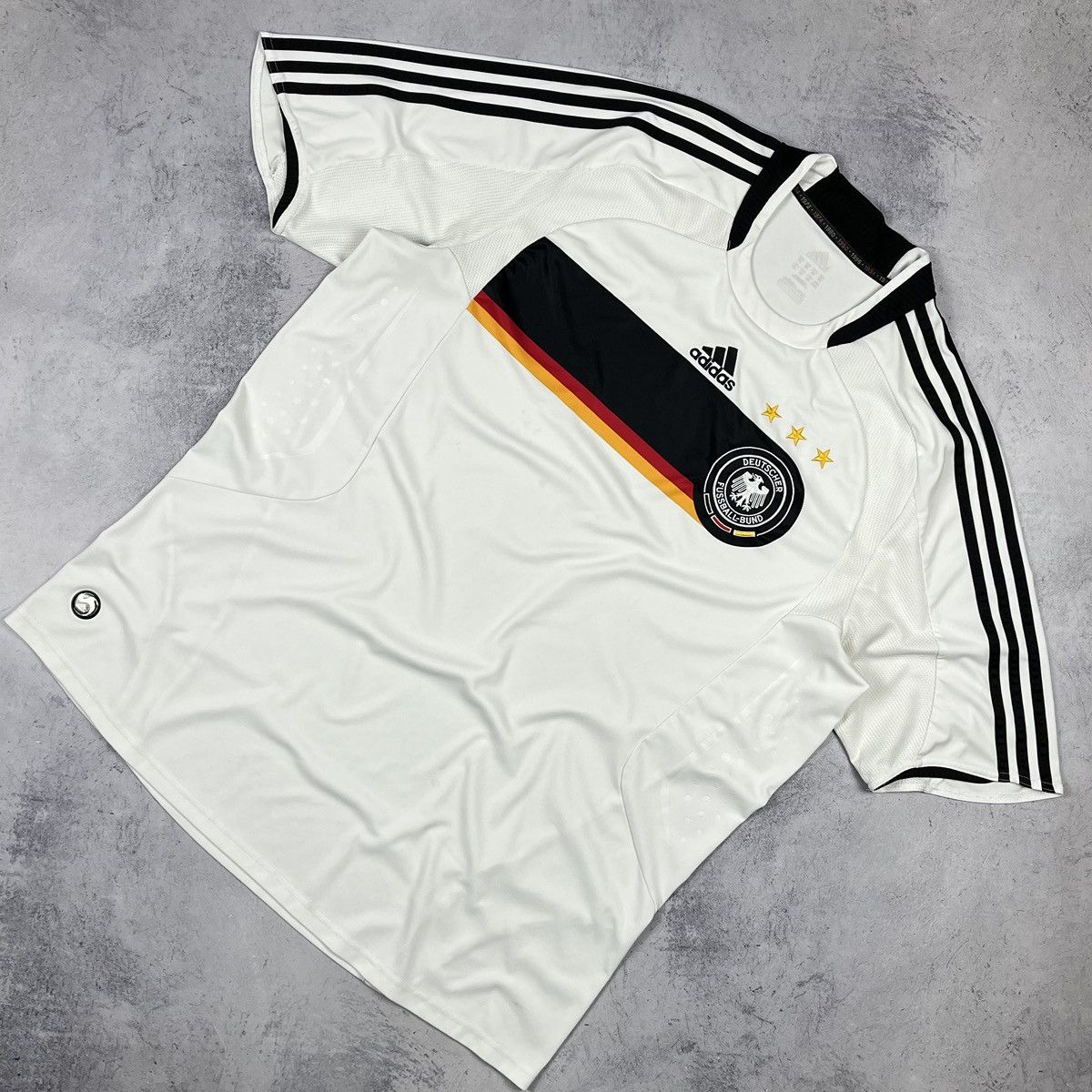 Adidas Vintage Adidas Germany home soccer jersey 2007/08 Size US XL / EU 56 / 4 - 1 Thumbnail