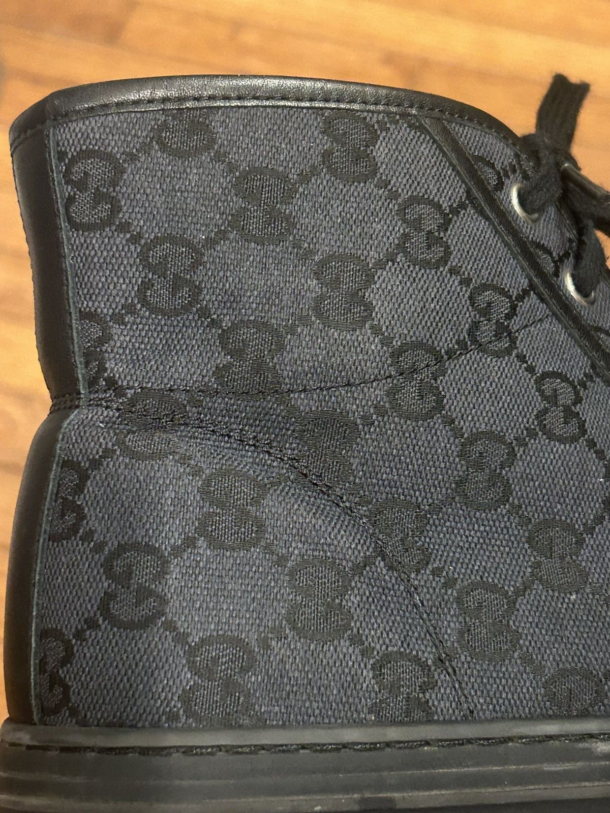 Gucci GUCCI Interlocking GG Design Canvas Size US 12 / EU 45 - 13 Thumbnail