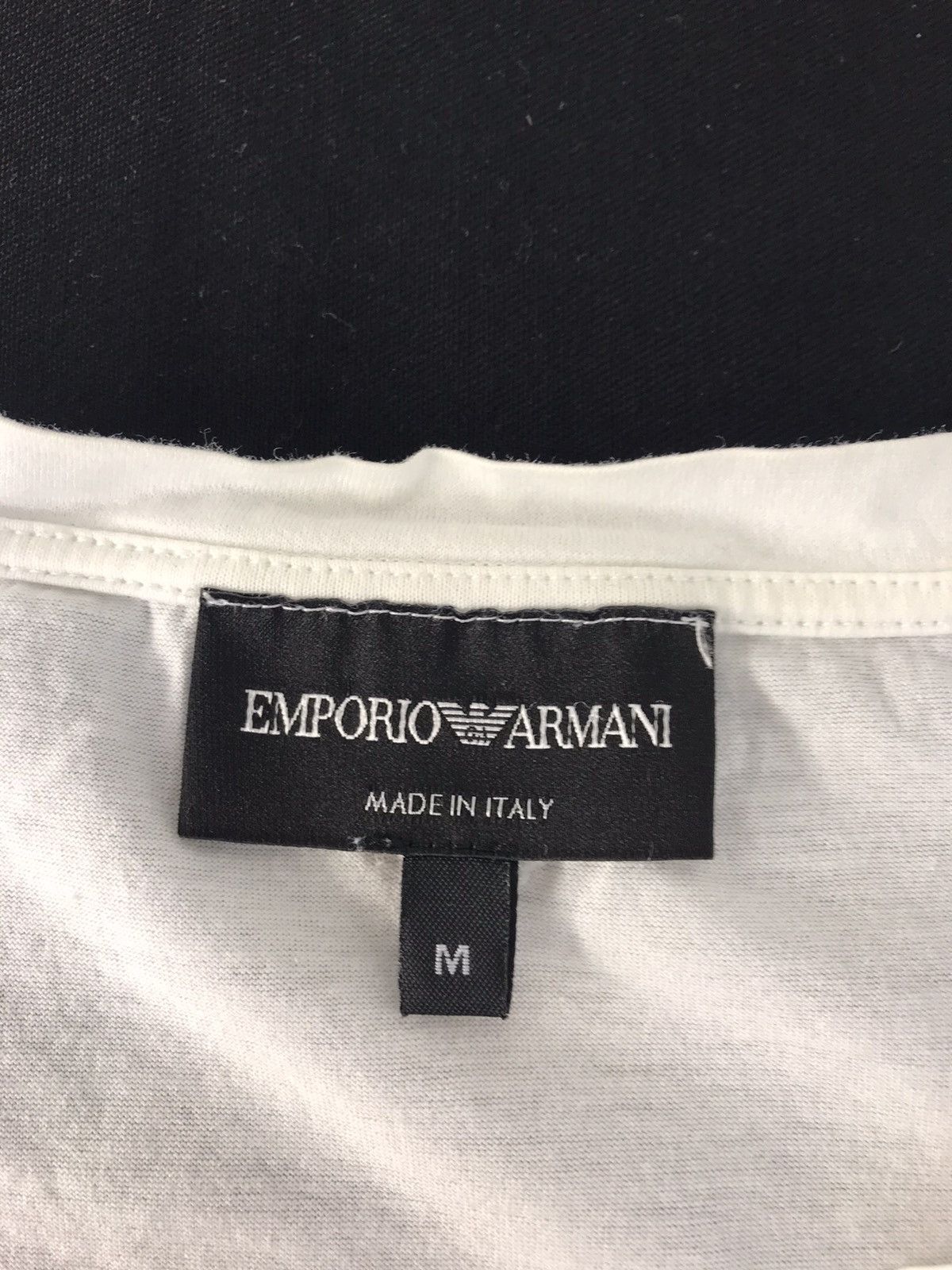 Emporio Armani Italian Brand Big Graphic Screen Printed Tee