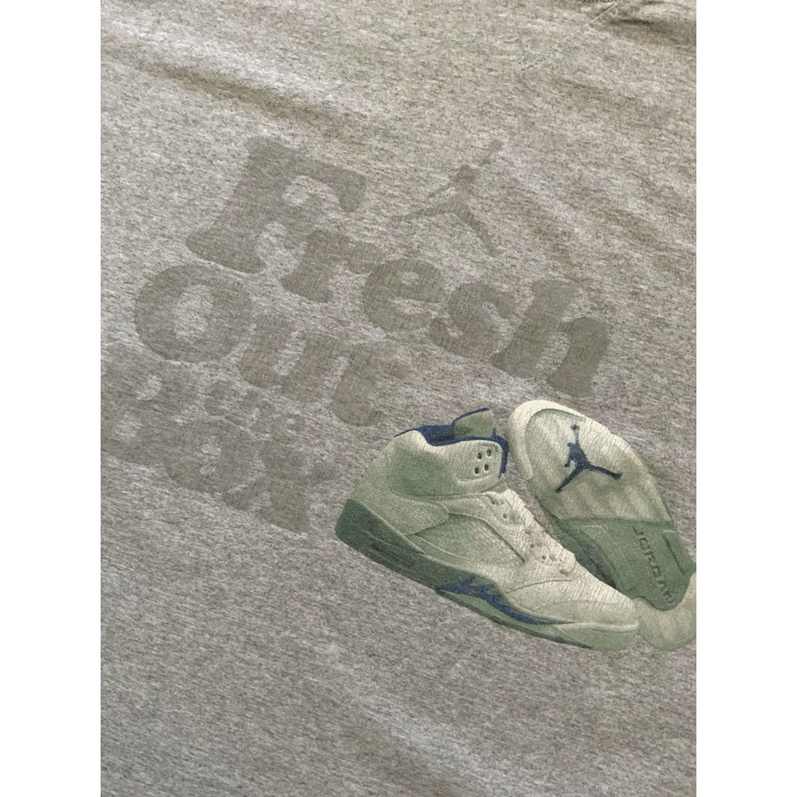 Jordan Brand VTG Nike Air Jordan 5 Retro Stealth T-Shirt Size US L / EU 52-54 / 3 - 7 Thumbnail