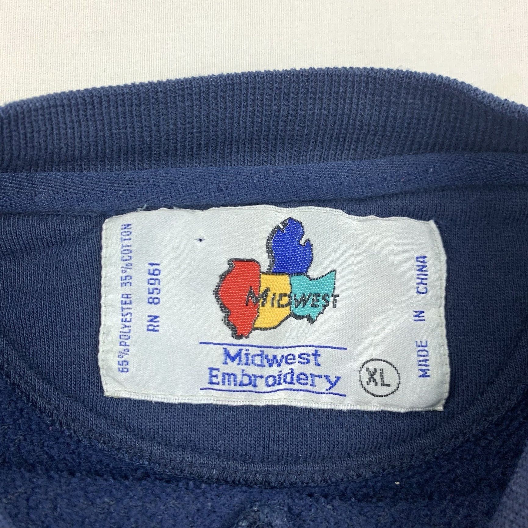 Penn VINTAGE Penn State University Sweatshirt Adult XL Blue Crewneck College Sports Men Sweatshirt 90s-Style Pullover Size US XL / EU 56 / 4 - 6 Thumbnail