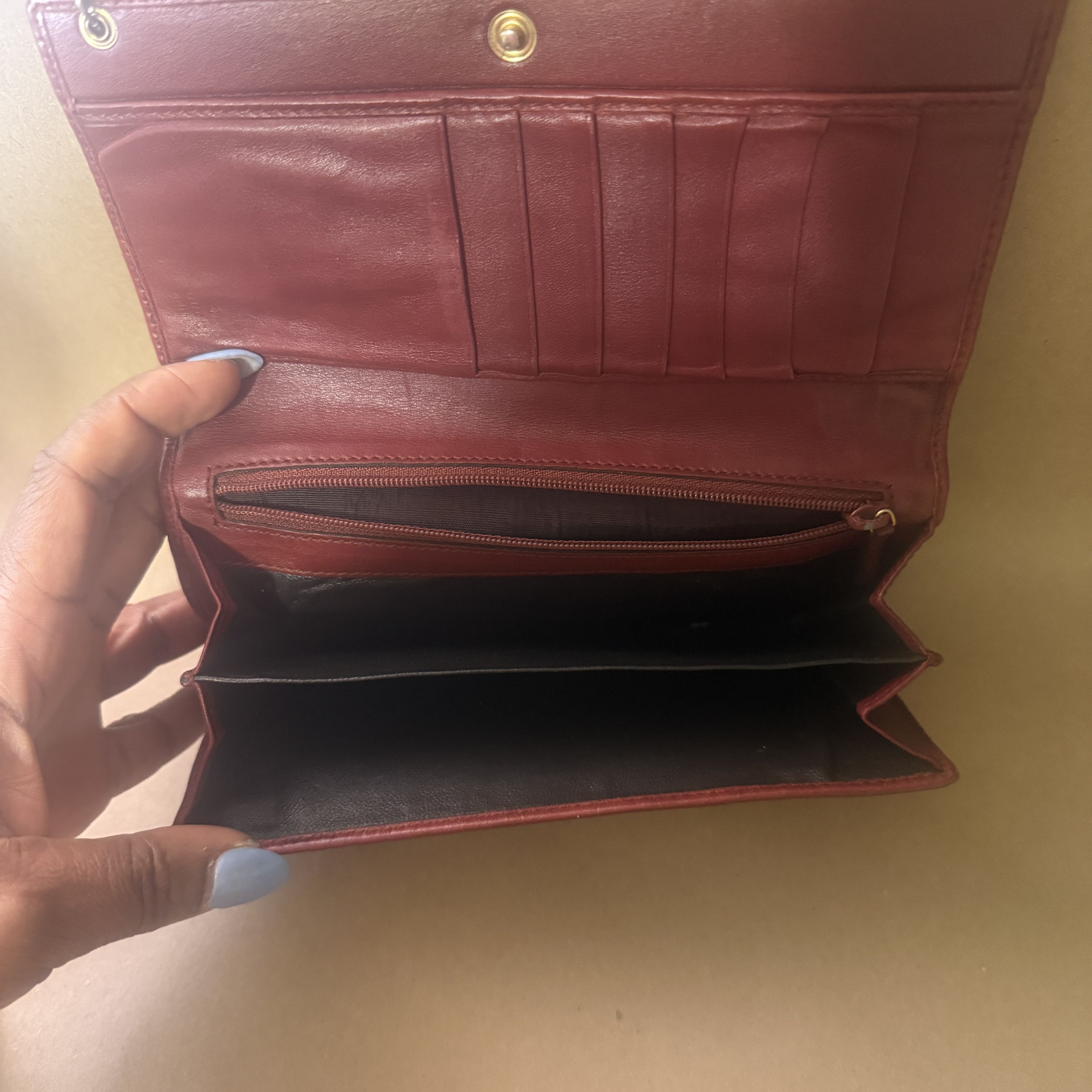 Gucci Pre-Owned GUCCI GG Shima Line Wallet Flap Long Leather in R Size ONE SIZE - 4 Thumbnail