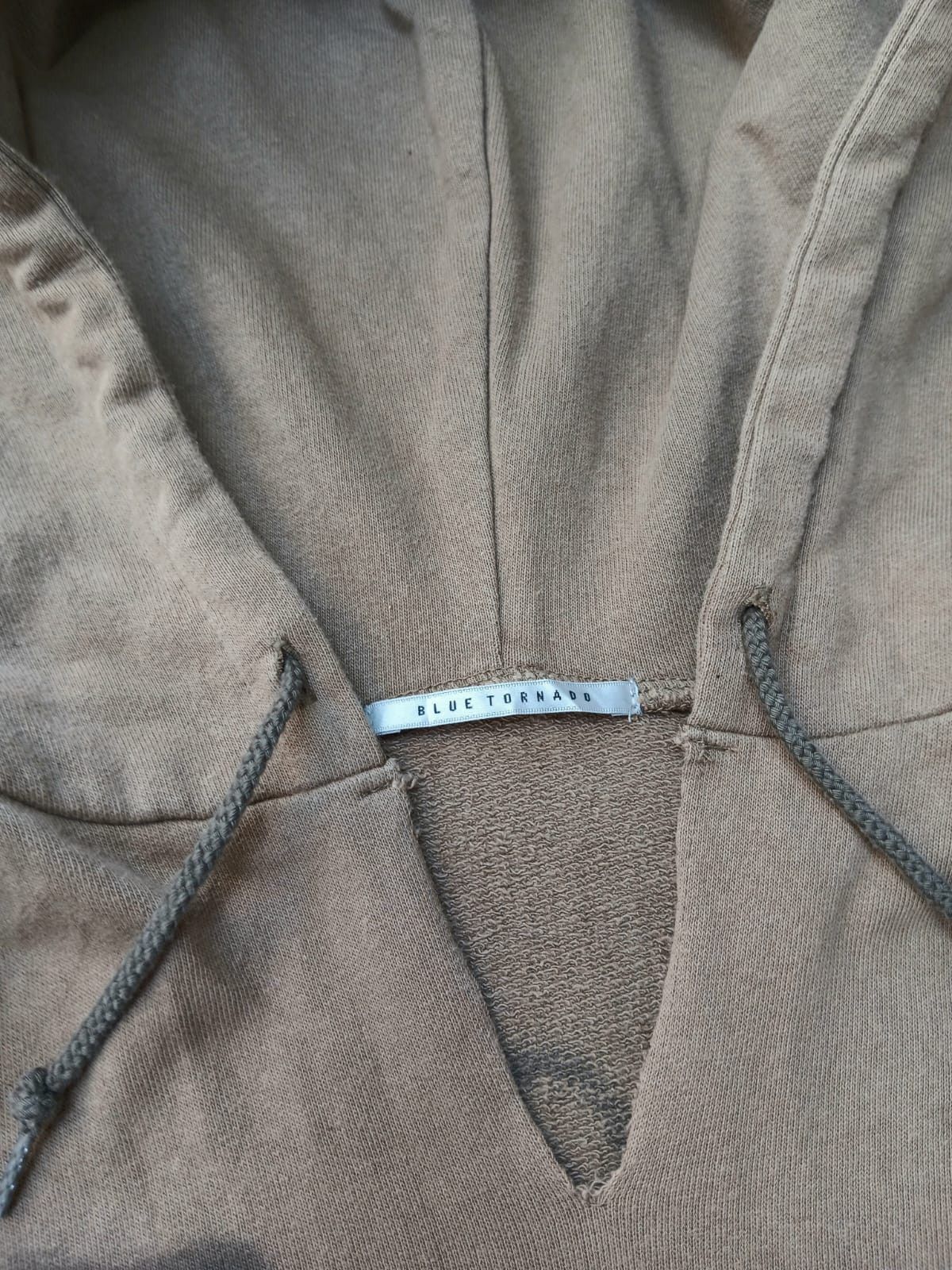 Vintage Blue tornado spray printed remake archive hoodie Size US L / EU 52-54 / 3 - 4 Thumbnail