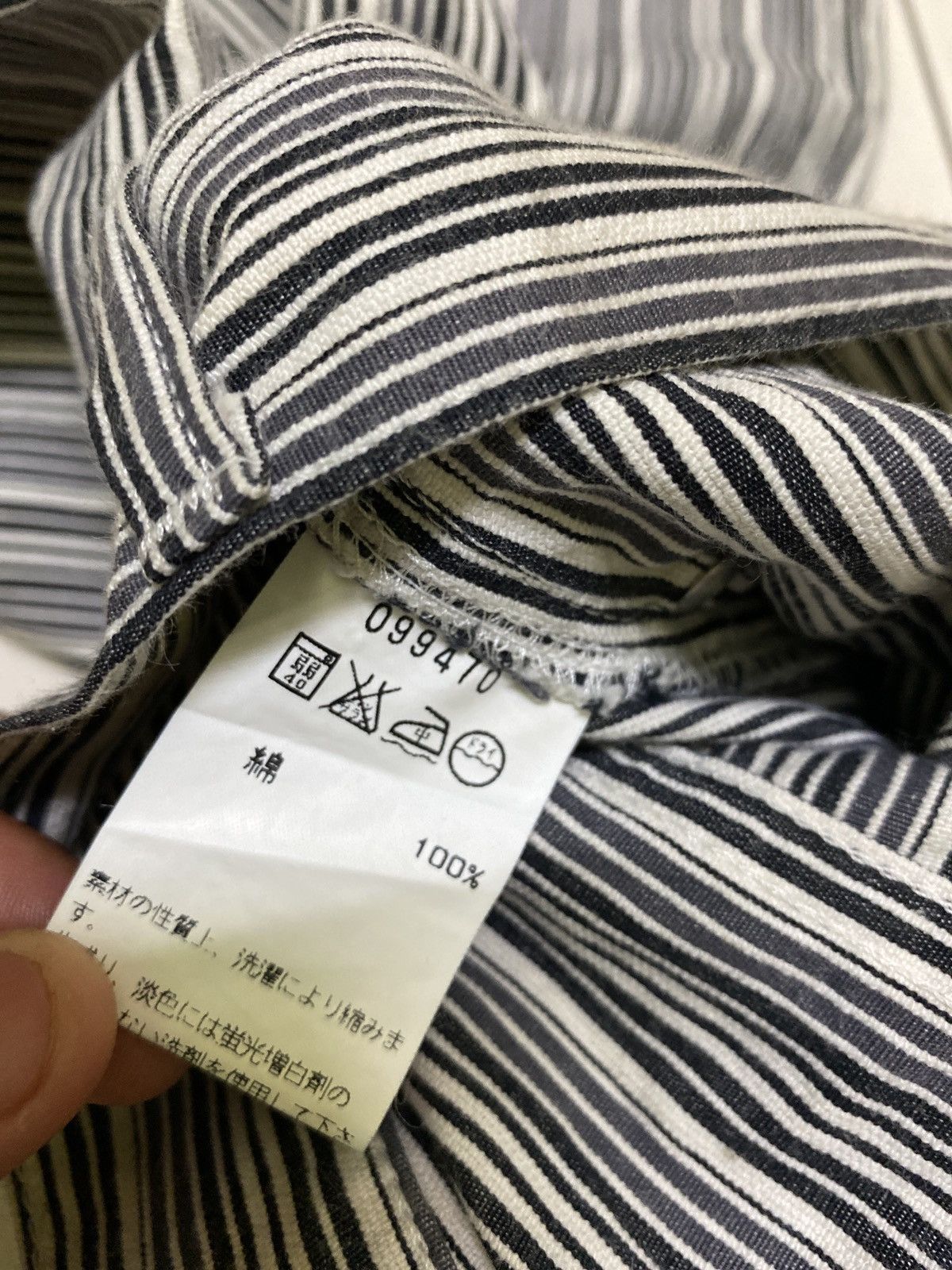Hysteric Glamour × Vintage AGNES B STRIPED RICK OWENS BALENCIAGA STYLE PANT Size US 29 - 19 Thumbnail