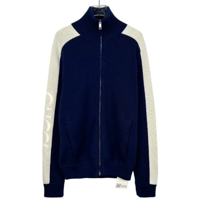 Gucci Gucci 24' New Logo Embroidered Stand Collar Blue & White Cot Size US S / EU 44-46 / 1 - 1 Thumbnail