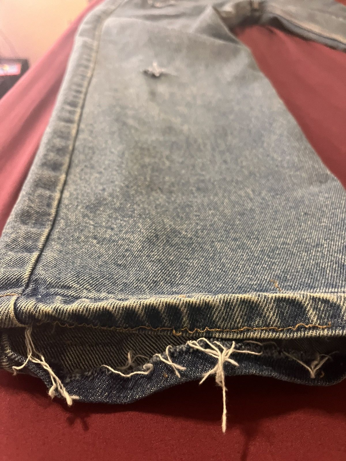 Carhartt Baggy distressed carhartt jeans Size US 36 / EU 52 - 3 Thumbnail