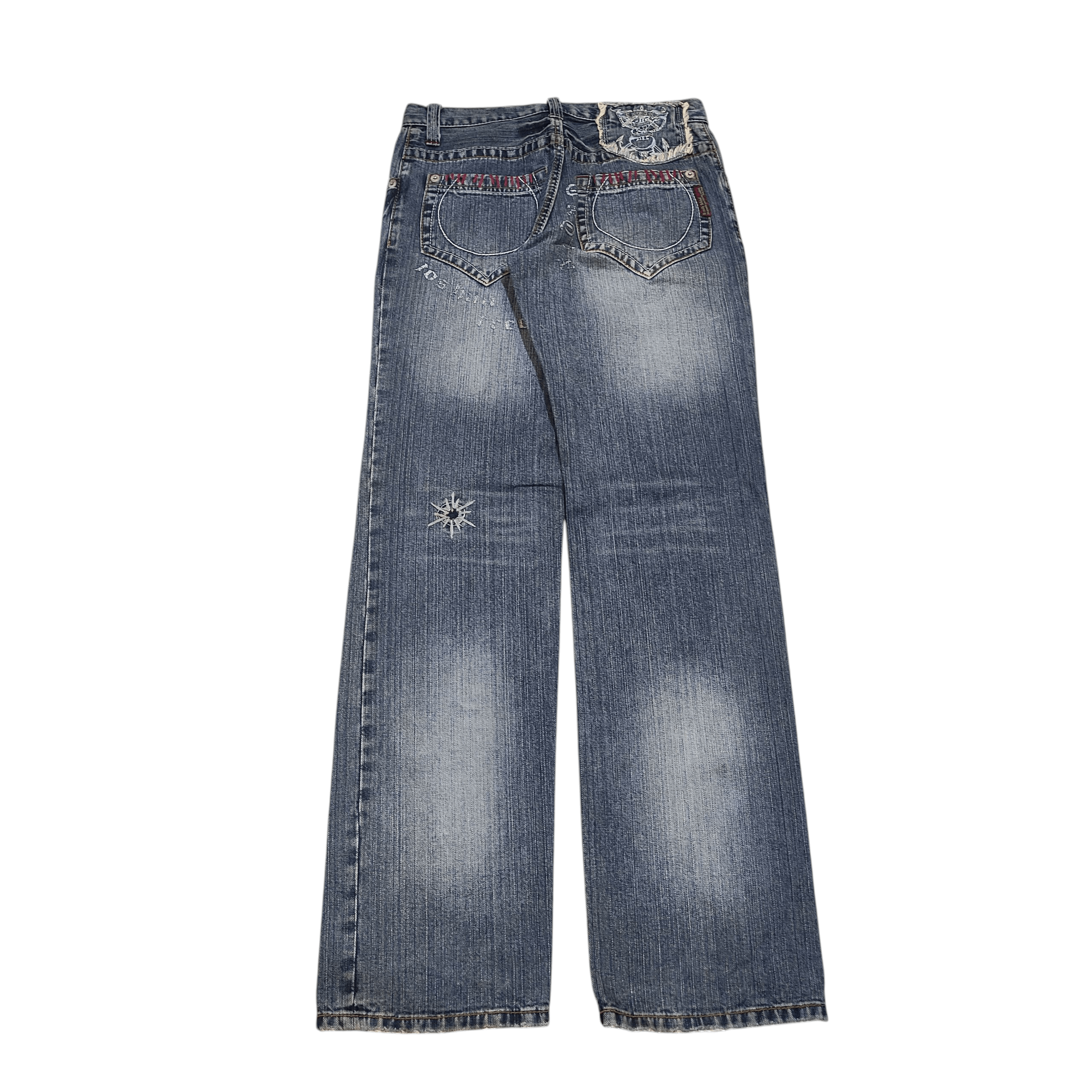 291295=Homme 291259 = Homme Distressed Denim — Y2K Japanese Punk Size US 30 / EU 46 - 2 Thumbnail