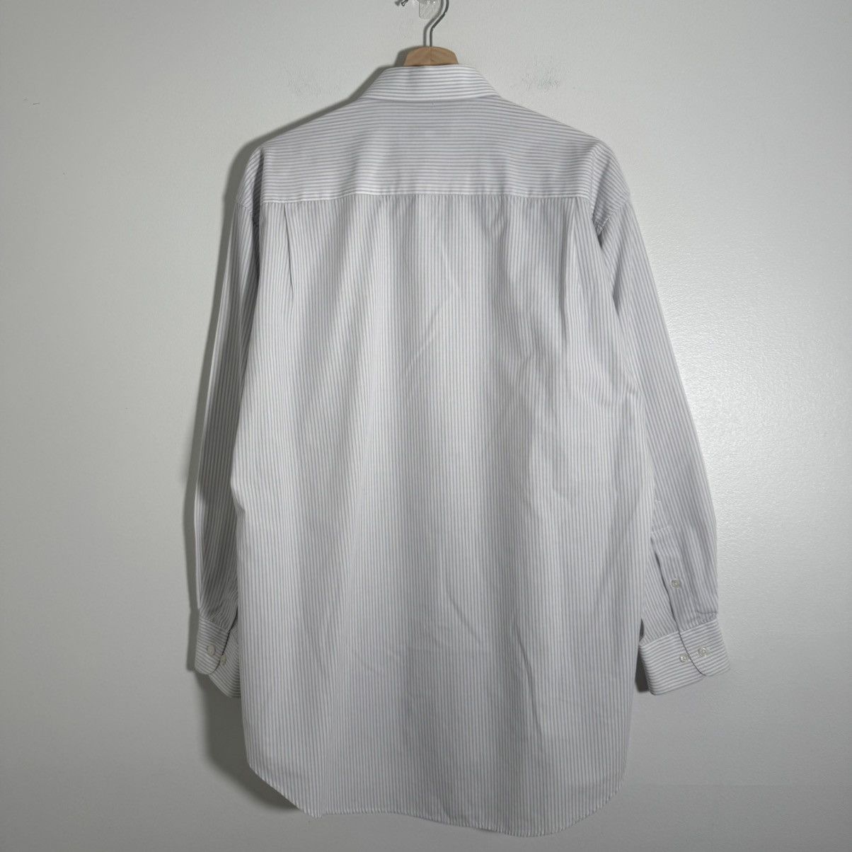 Givenchy Vintage Givenchy Pinstripe Button Up Dress Shirt Size 16 XL Size US XL / EU 56 / 4 - 6 Thumbnail