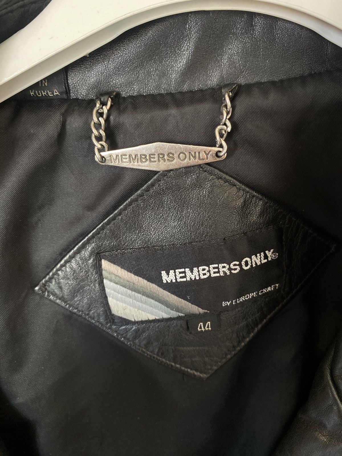 Members Only Vintage Members Only Leather Bomber Jacket – Made in Korea Size US S / EU 44-46 / 1 - 3 Thumbnail
