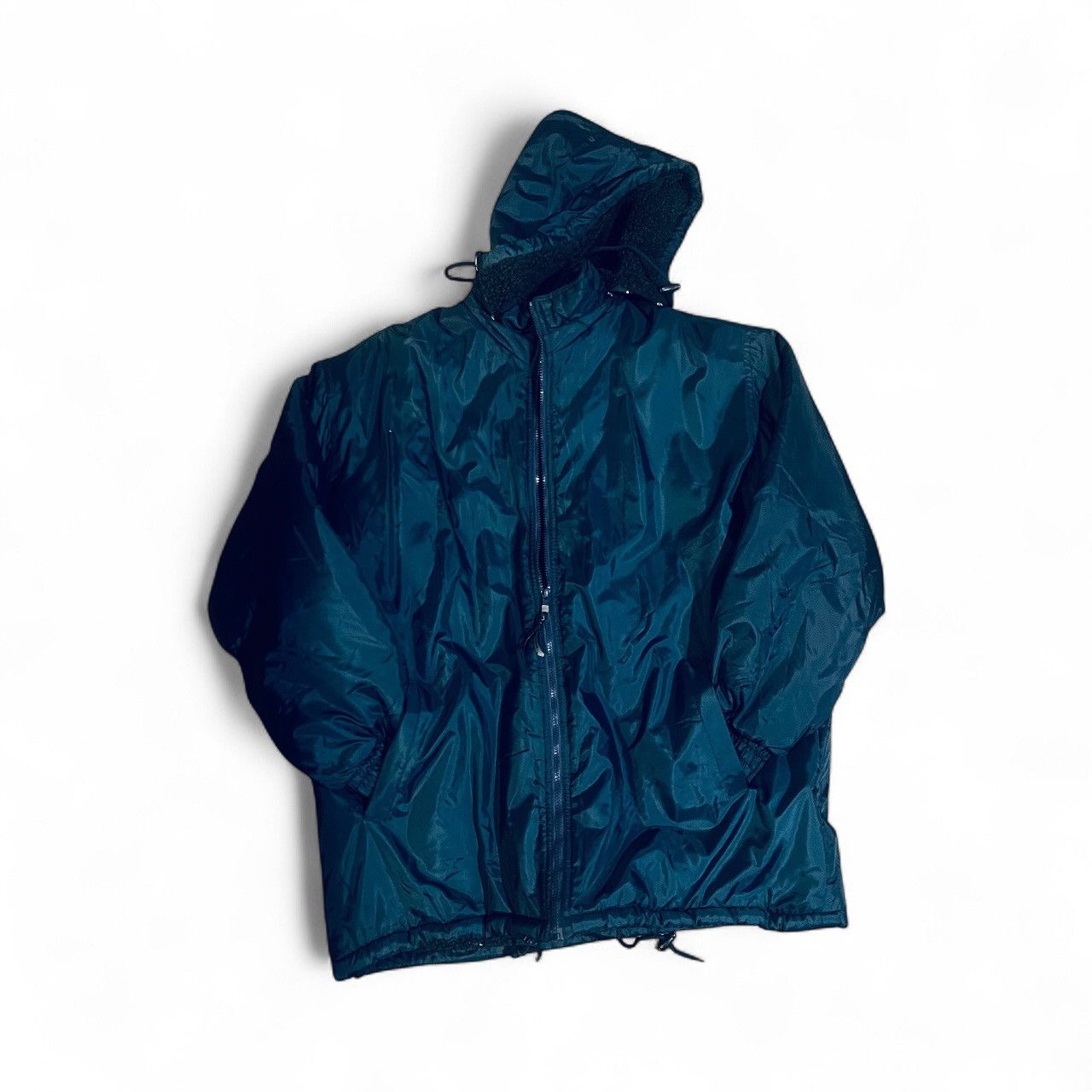 Vision Streetwear Vintage 90’s Vision Sportswear large blue full zip w/ hood Size US L / EU 52-54 / 3 - 1 Thumbnail