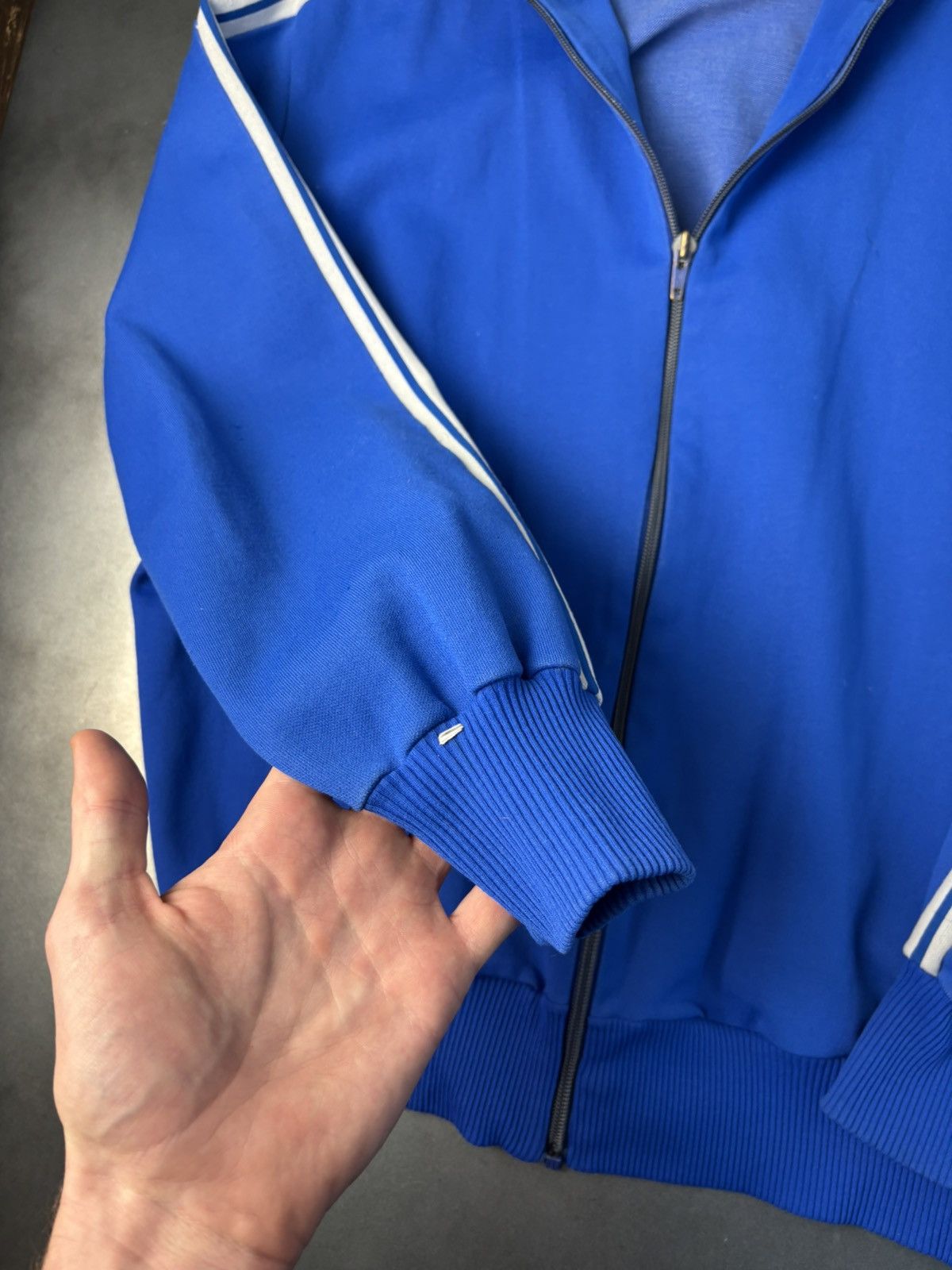 Adidas × Vintage 1960s Vintage Adidas Track Suit Jacket Georg Schwahn Rare 70 Size US M / EU 48-50 / 2 - 9 Thumbnail
