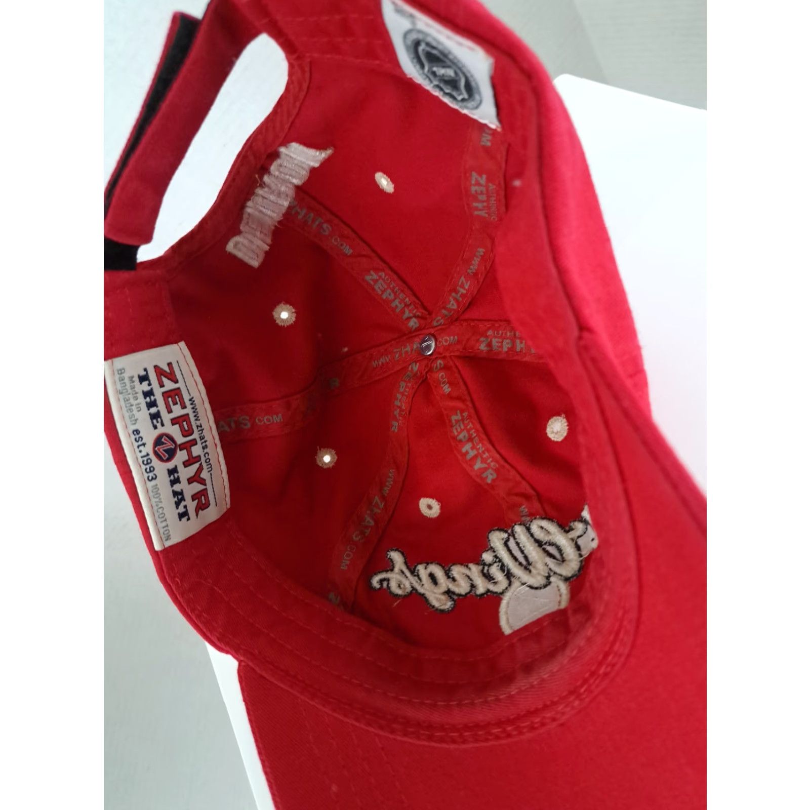 Zephyr VINTAGE Detroit Red Wings Hockey Adjustable Embroidered Zephyr Hat Size ONE SIZE - 5 Thumbnail