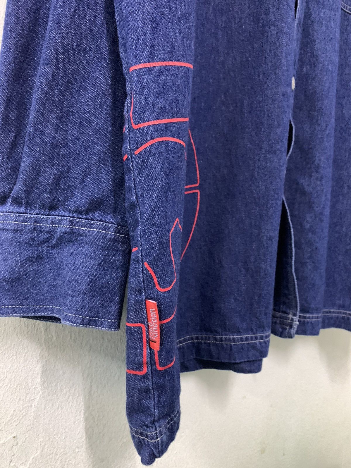 Ecko Unltd. RARE Ecko Function Denim Buttons Up Big Logo Size US XL / EU 56 / 4 - 6 Thumbnail