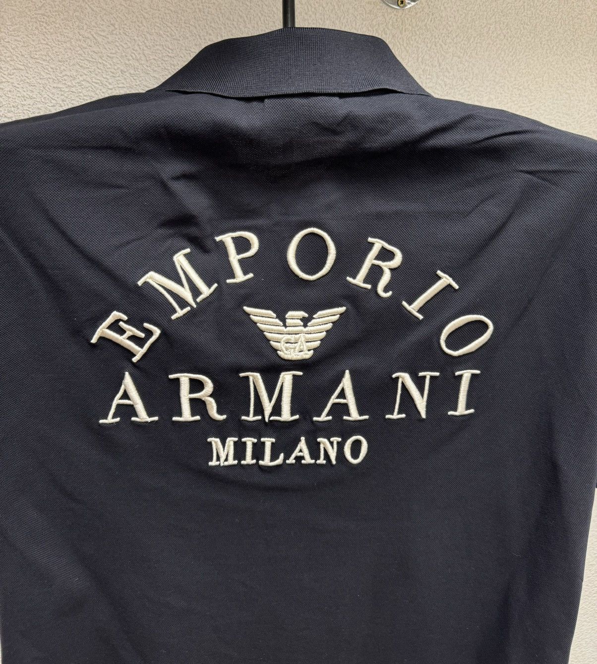 Emporio Armani Emporio Armani Xl big logo Polo Size US XL / EU 56 / 4 - 12 Thumbnail