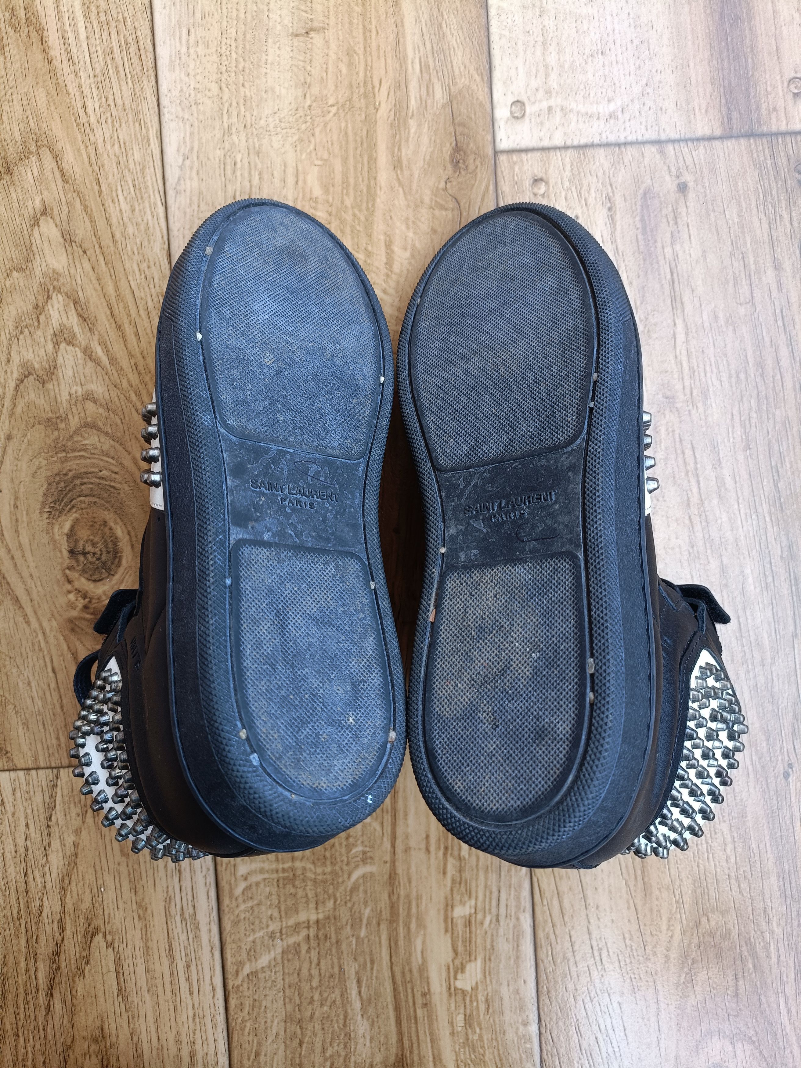 Saint Laurent Paris Saint Laurent High Top Trainers Size US 5 / IT 35 - 11 Thumbnail