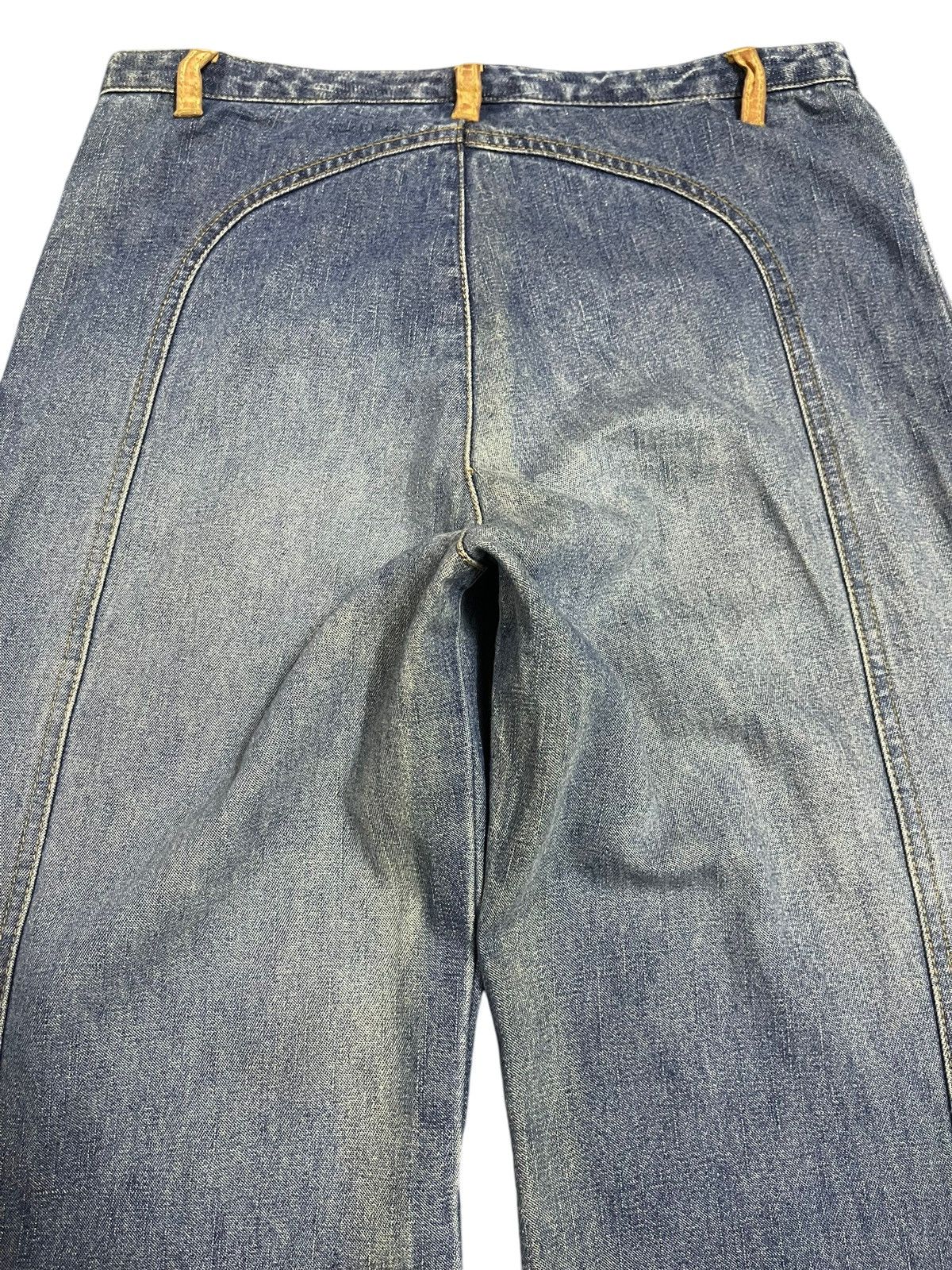 Hysteric Glamour Vintage Japanese Brand Blue Bleached Style Baggy Jeans Size 28" / US 6 / IT 42 - 4 Thumbnail
