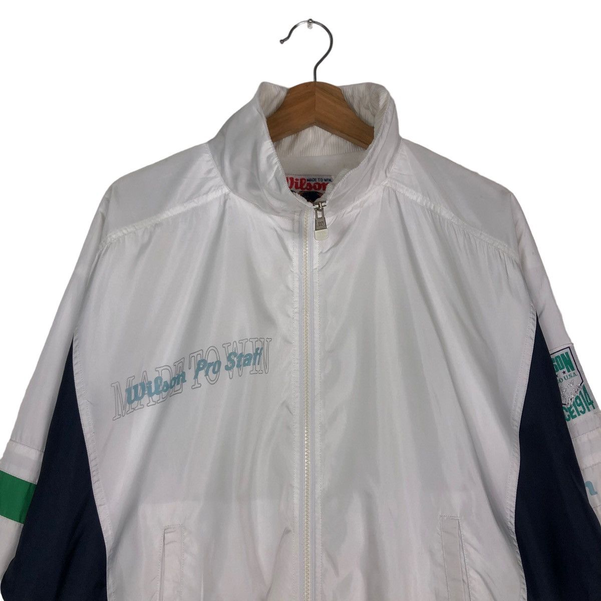 Japanese Brand 🔥Vintage Bomber Jacket Wilson Pro Player Rare Design Size US M / EU 48-50 / 2 - 3 Thumbnail