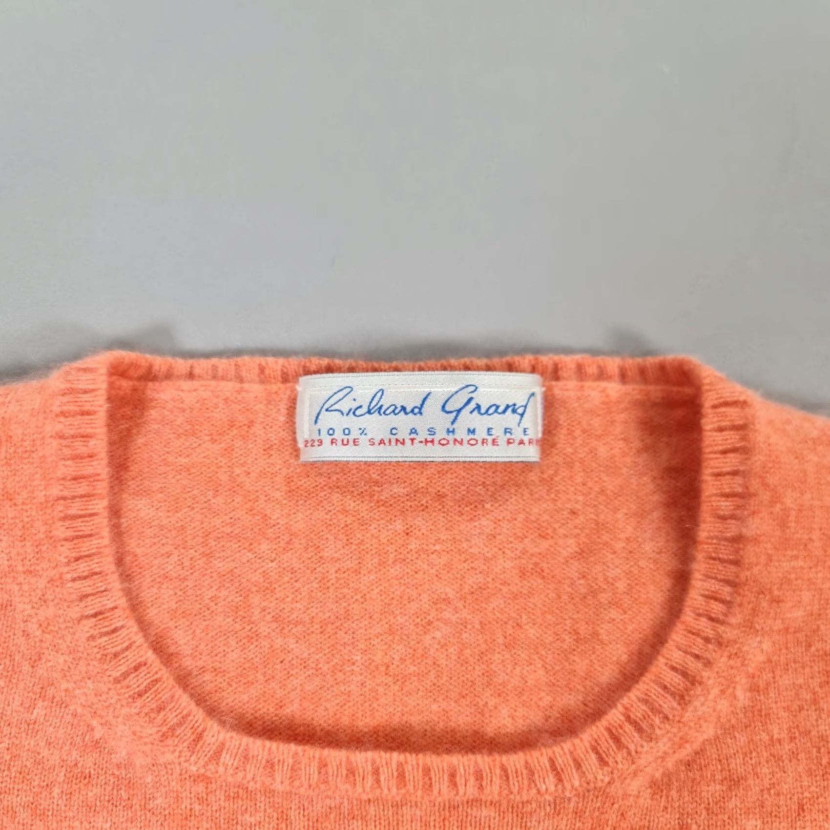 Vintage Richard Grand Jumper Womens Crew Neck Long Sleeve 100% Cashmere Pink Medium Pullover Knit Casual, Lightweight, Breathable, Regular Fit, Made In Italy Size M / US 6-8 / IT 42-44 - 3 Thumbnail