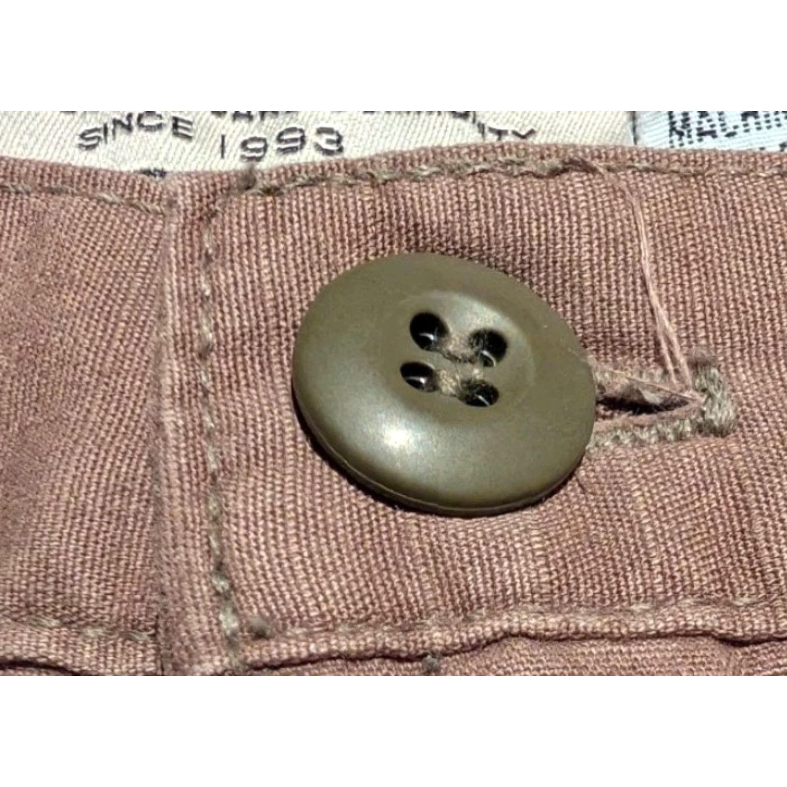 Girl Skateboards Vintage Yes Girl Skateboard Company Ripstop Chino Pants Mens 32 Khaki 29" Inseam USA Made Size US 32 / EU 48 - 6 Thumbnail