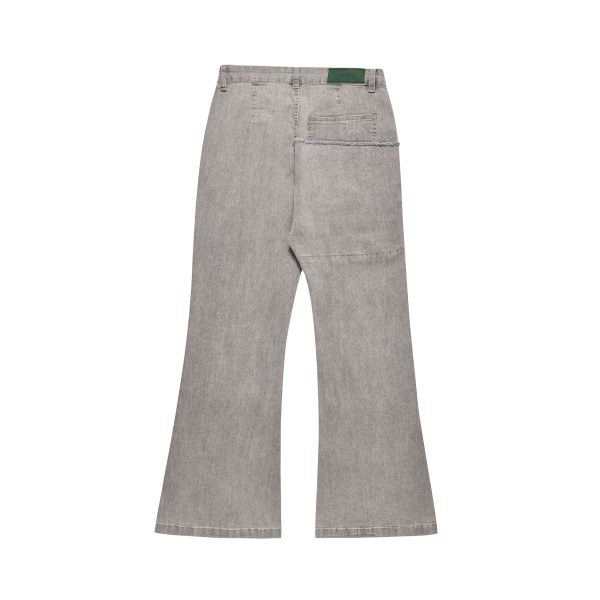 Japanese Brand × Vintage High street retro washed loose wide-leg flared jeans Size US 32 / EU 48 - 2 Thumbnail