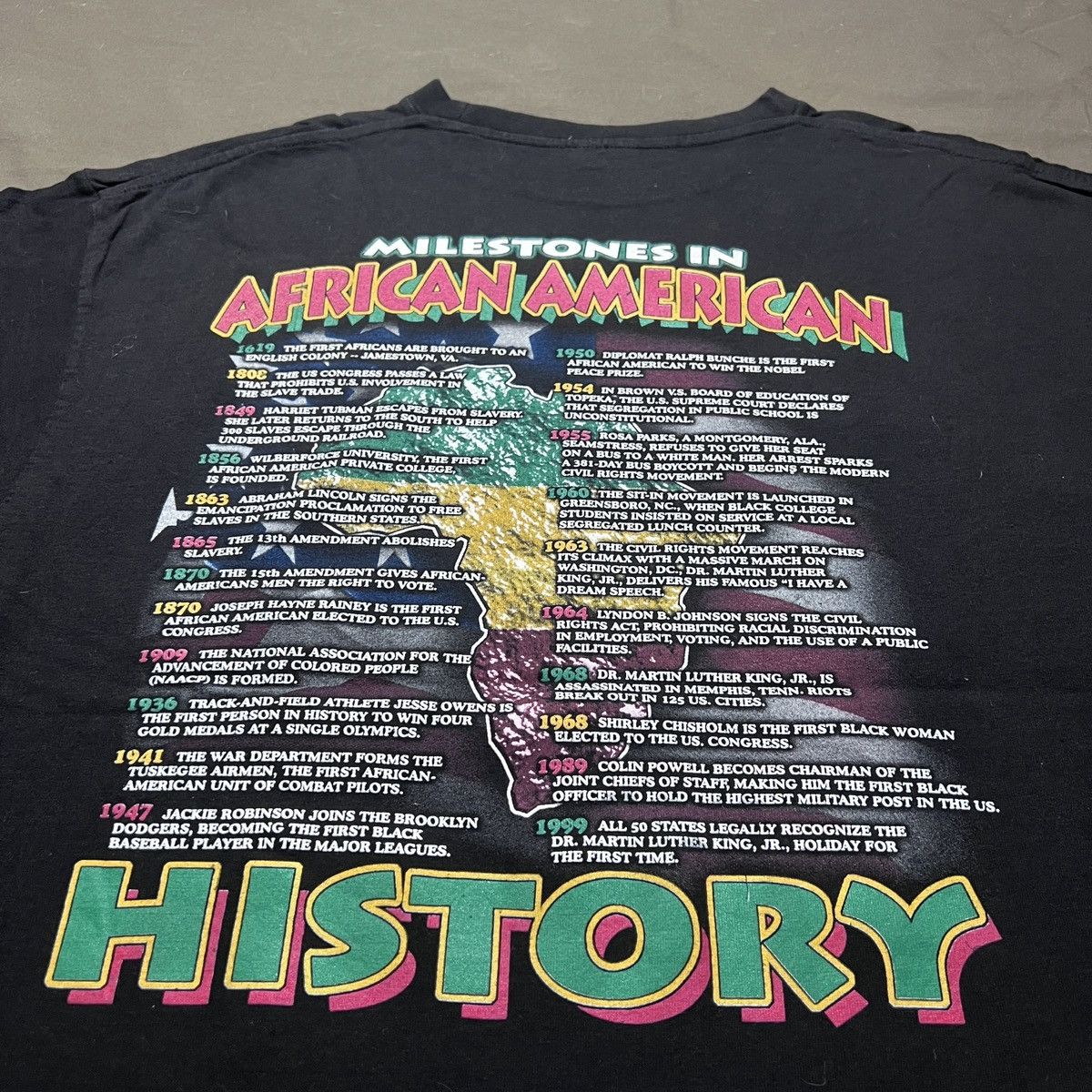 Rap Tees Vintage Y2K Malcolm X Martin Luther King black history 2XL Size US XXL / EU 58 / 5 - 6 Thumbnail