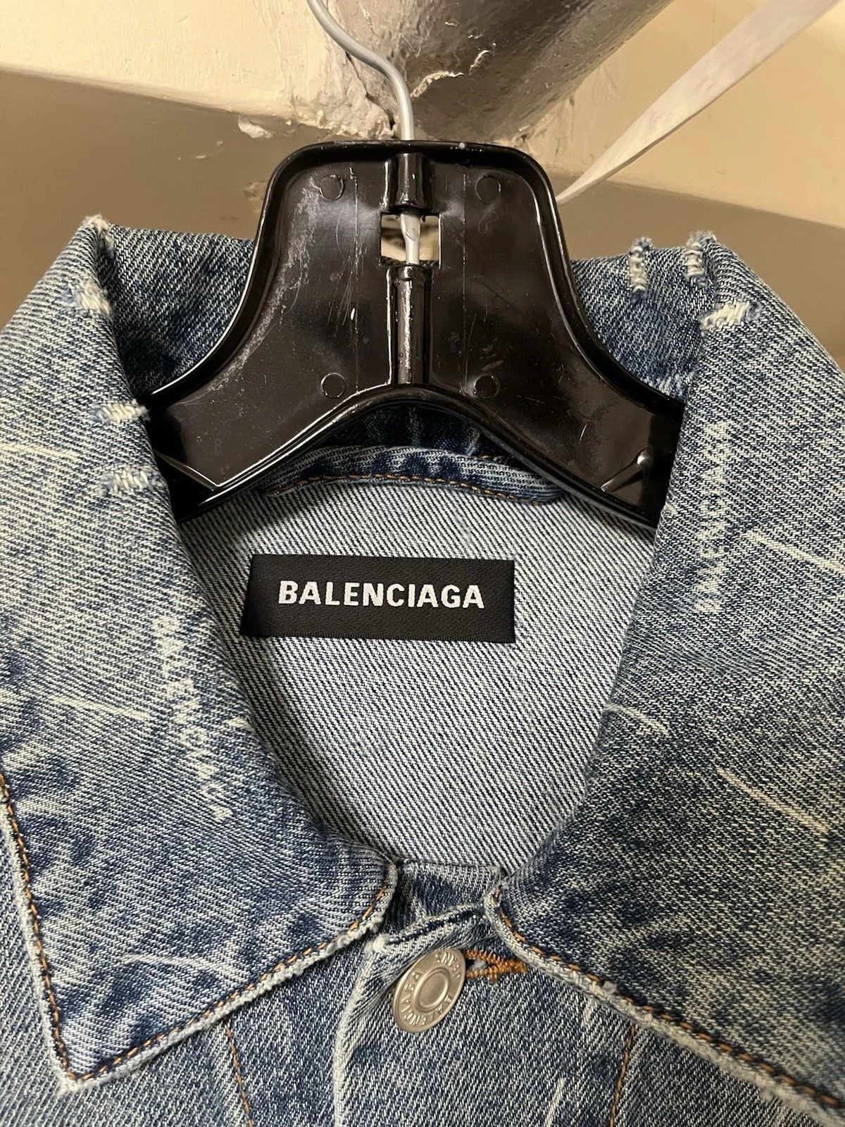 Balenciaga Balenciaga Denim Jacket Size US M / EU 48-50 / 2 - 3 Thumbnail