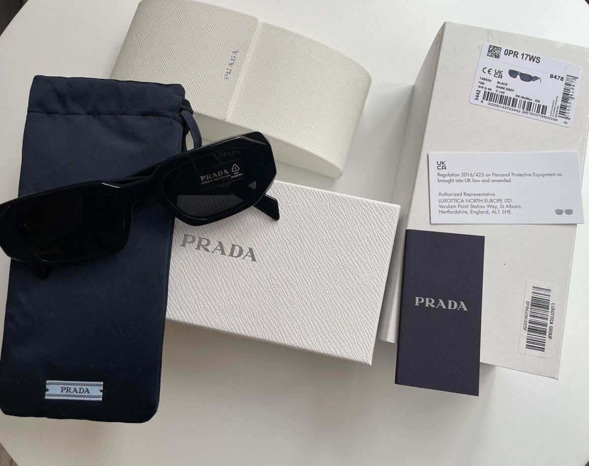 Designer Sunglasses. Prada Symbole PR 17WS 1AB5S0 49