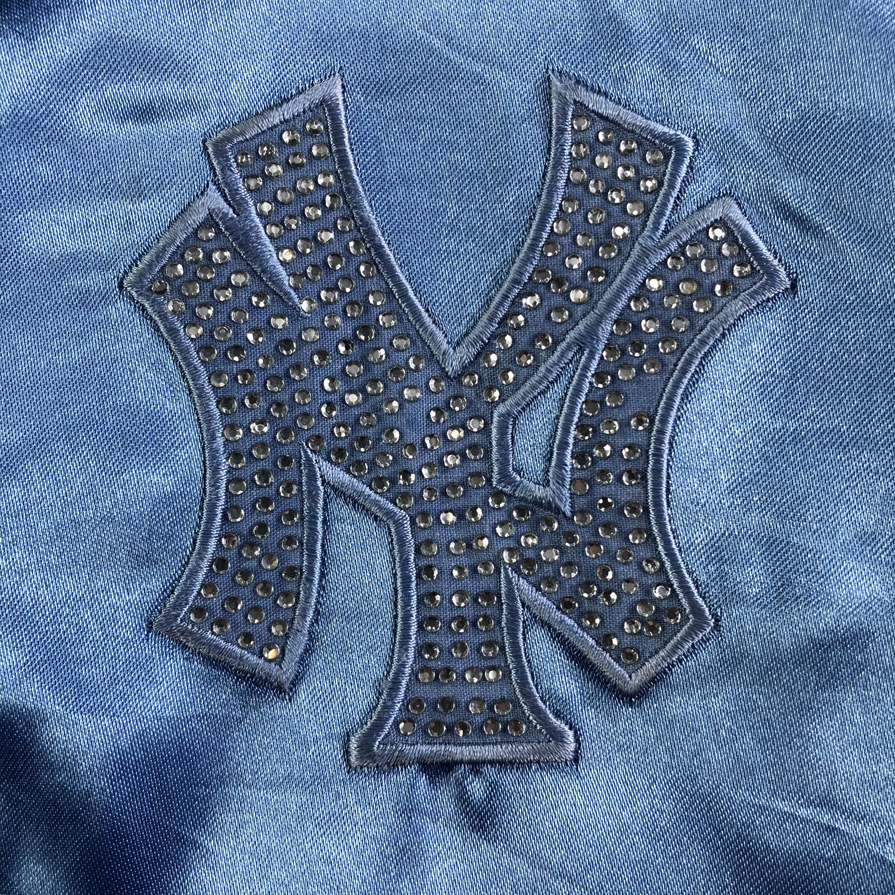 MLB MLB New York Yankees Satin Varsity Jacket Size US L / EU 52-54 / 3 - 6 Thumbnail