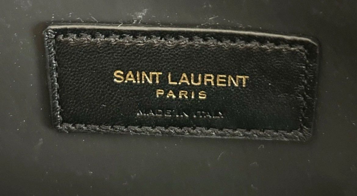 Saint Laurent Paris Saint Laurent Becky Bag - Stormy Grey / Gold Size ONE SIZE - 12 Thumbnail