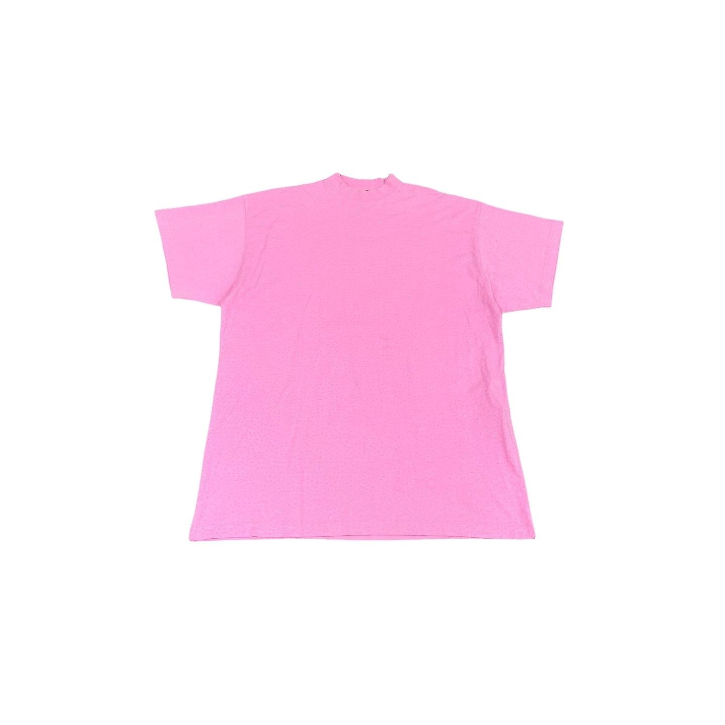 Balenciaga Balenciaga Pink Rhinestone Logo T-Shirt L Size US L / EU 52-54 / 3 - 1 Thumbnail
