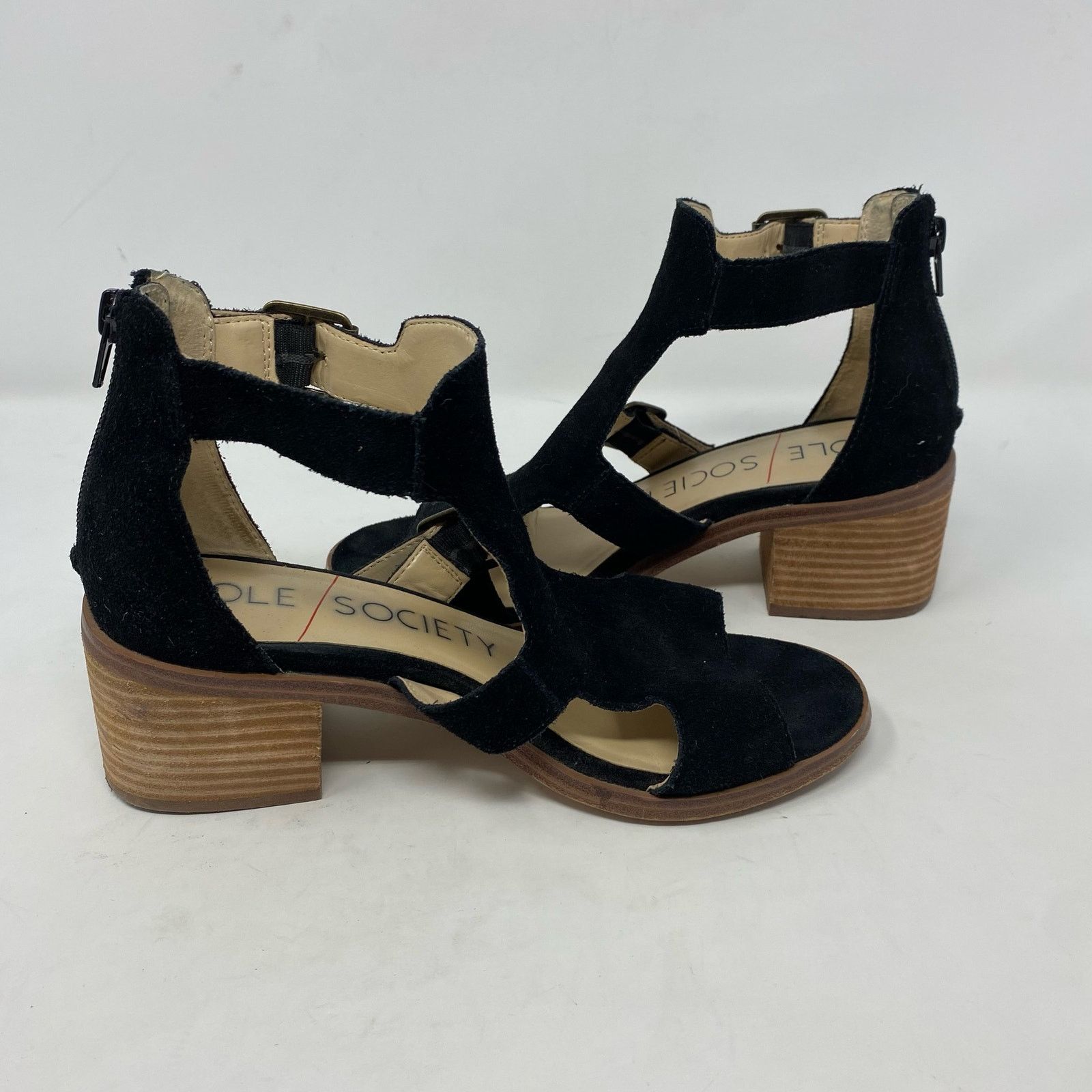 Other Sole Society Black So-Tonni Heels Sandals Shoes Womens 7 Size US 7 / IT 37 - 6 Thumbnail