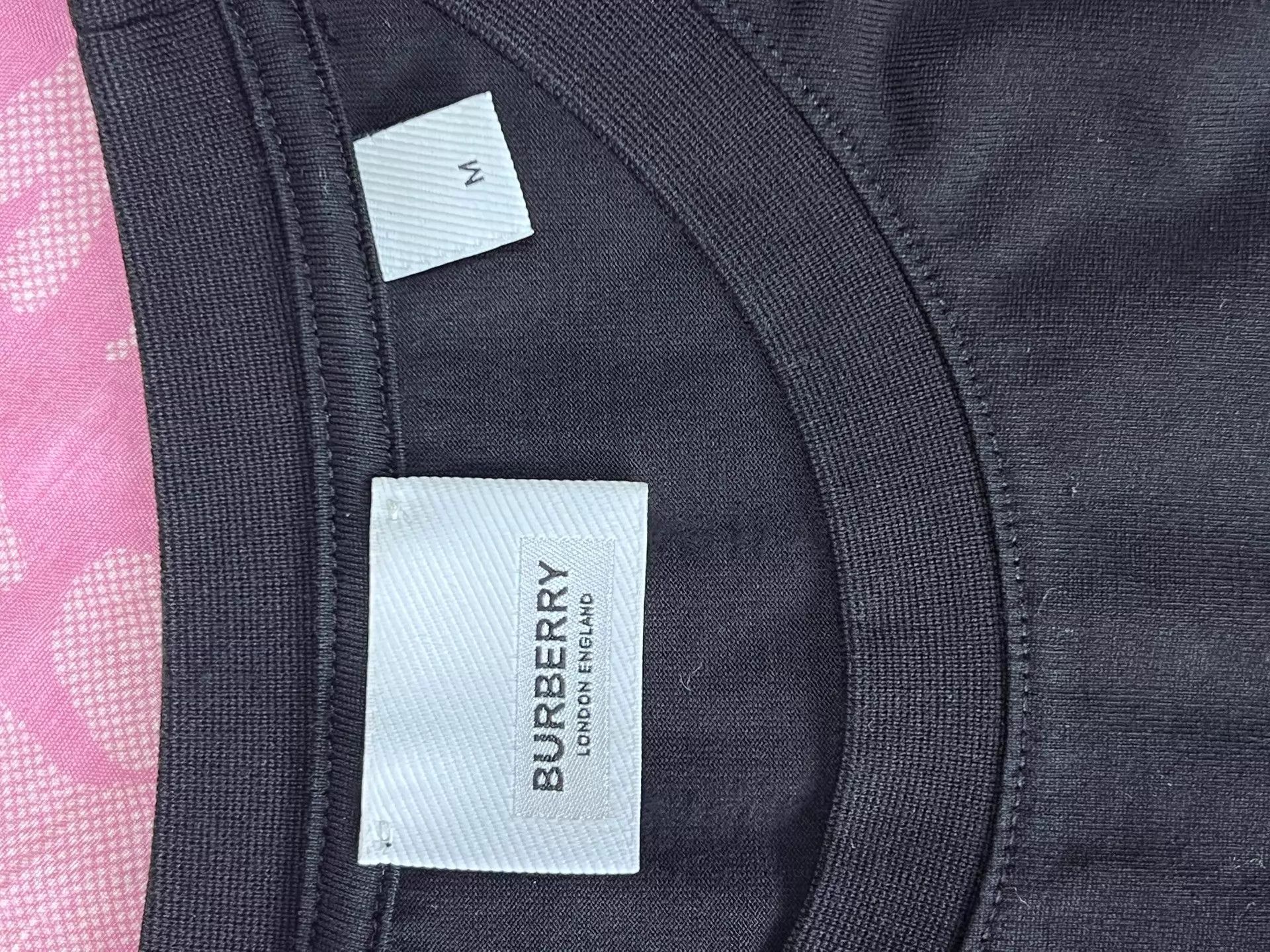 Burberry Burberry Black TB Embroidery Short Sleeve Tee M Size US M / EU 48-50 / 2 - 5 Thumbnail